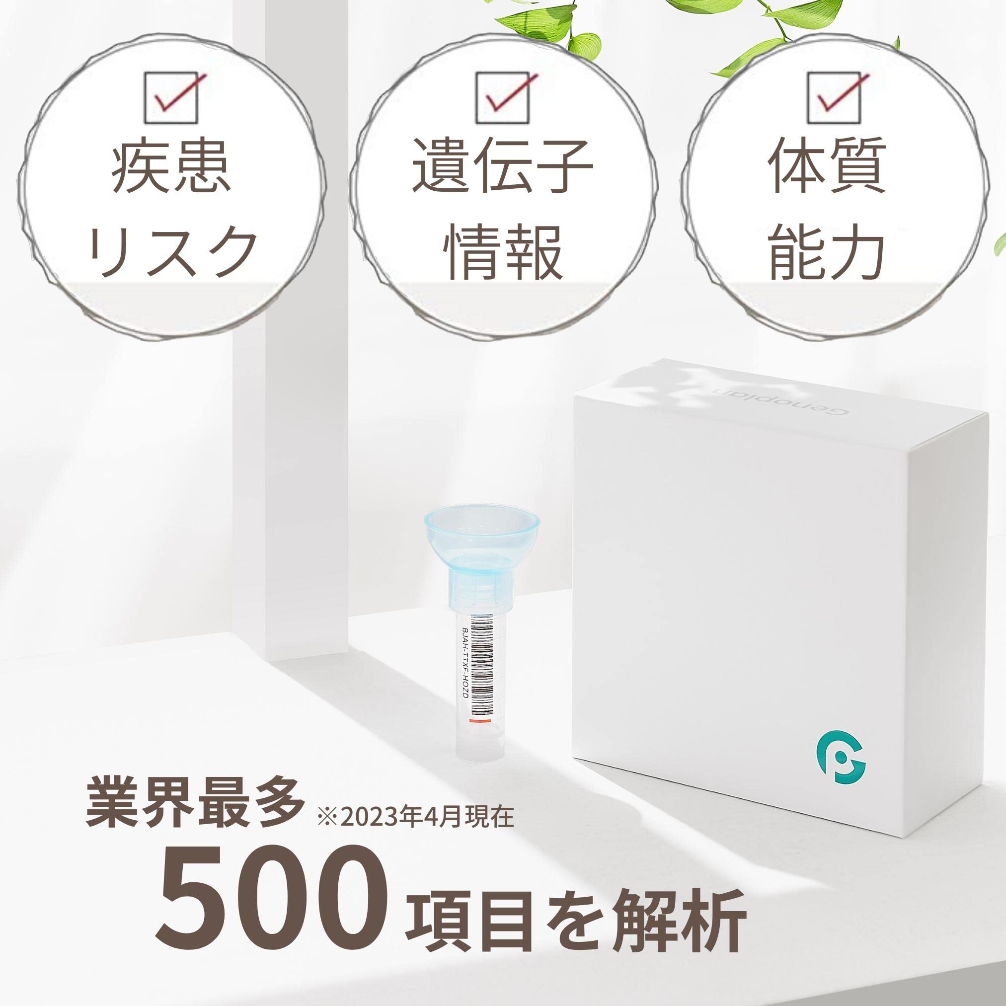 Amazon.co.jp: Genoplan GenoPLAN Gene Testing Kit, Domestic, 500