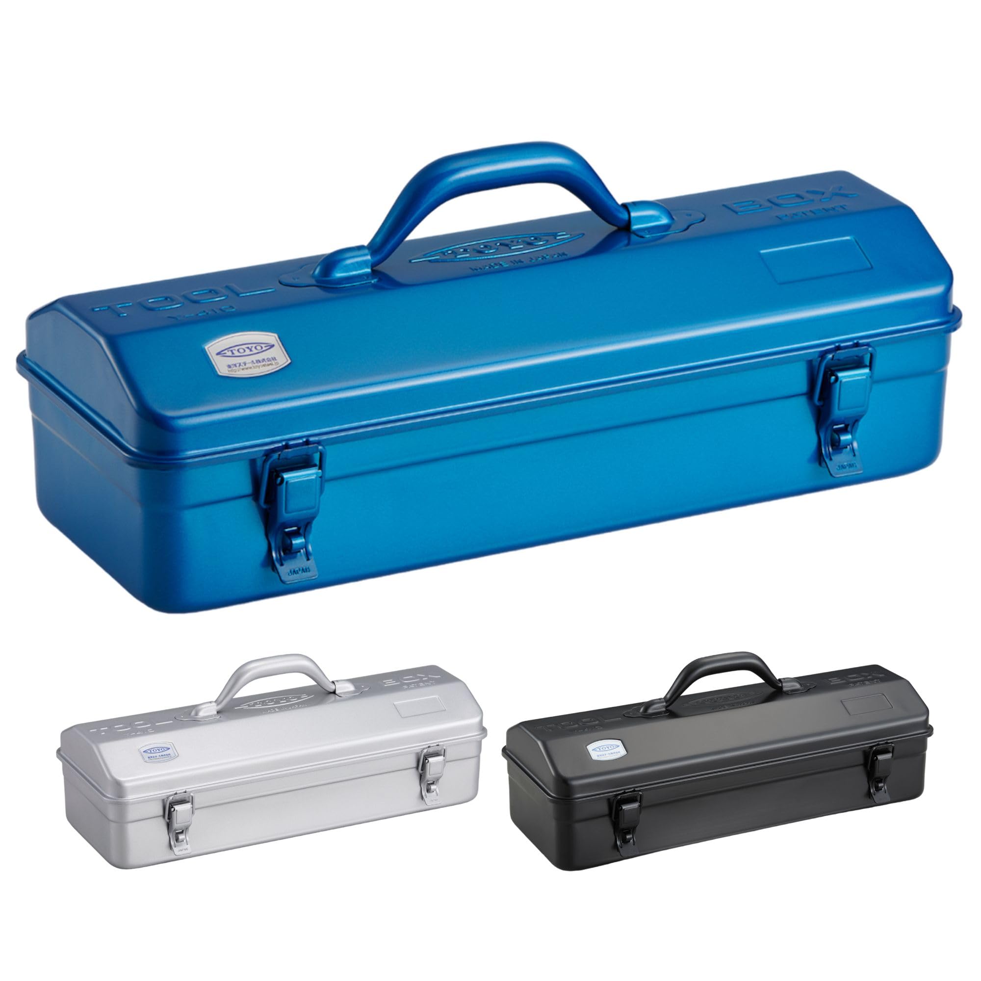 Amazon.co.jp: 東洋スチール(TOYO) スチール製山形工具箱 Y-410 ブルー