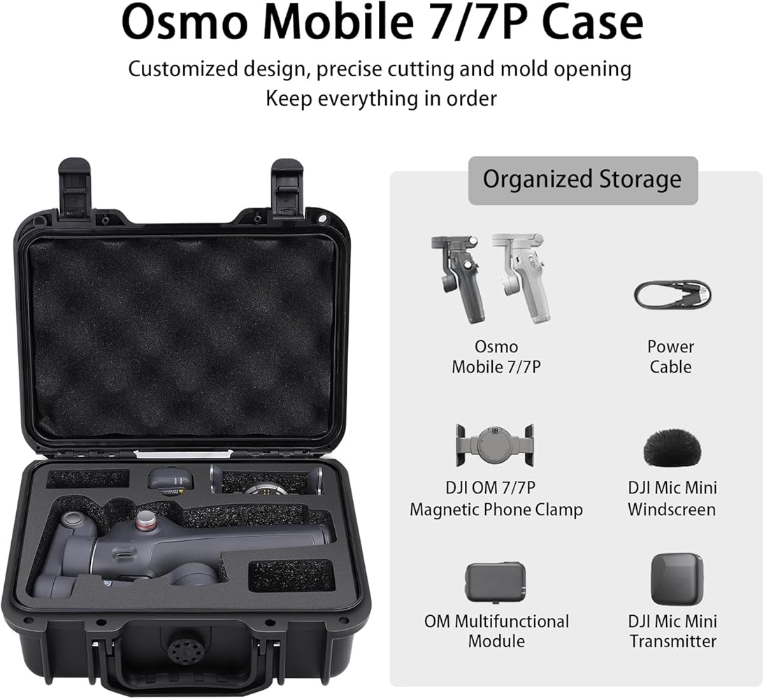 Amazon.com : Pemalin Hard Shell Waterproof Case for DJI Osmo