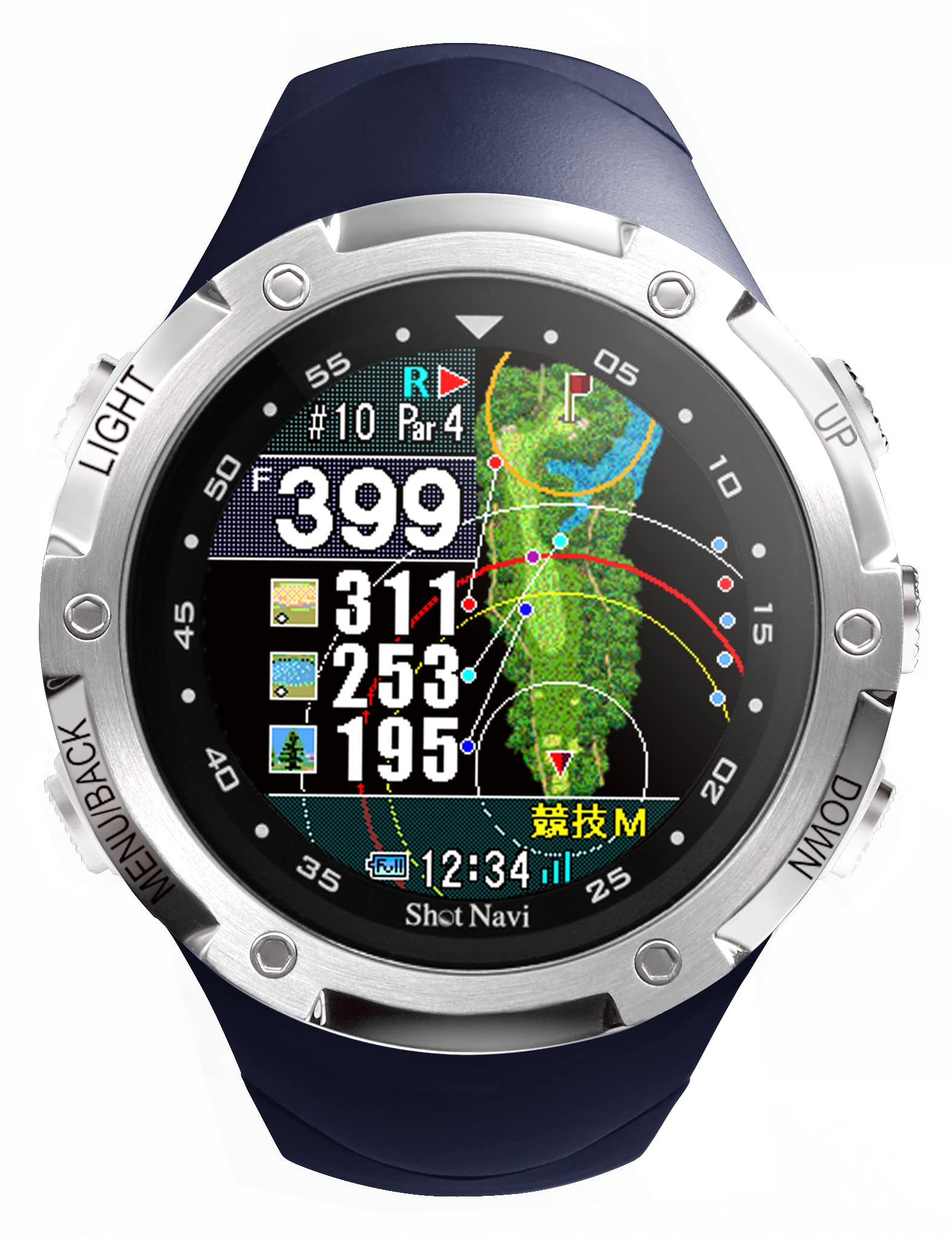 Amazon.co.jp: Shot Navi W1 Evolve(ショットナビ) Navy x Silver GPS