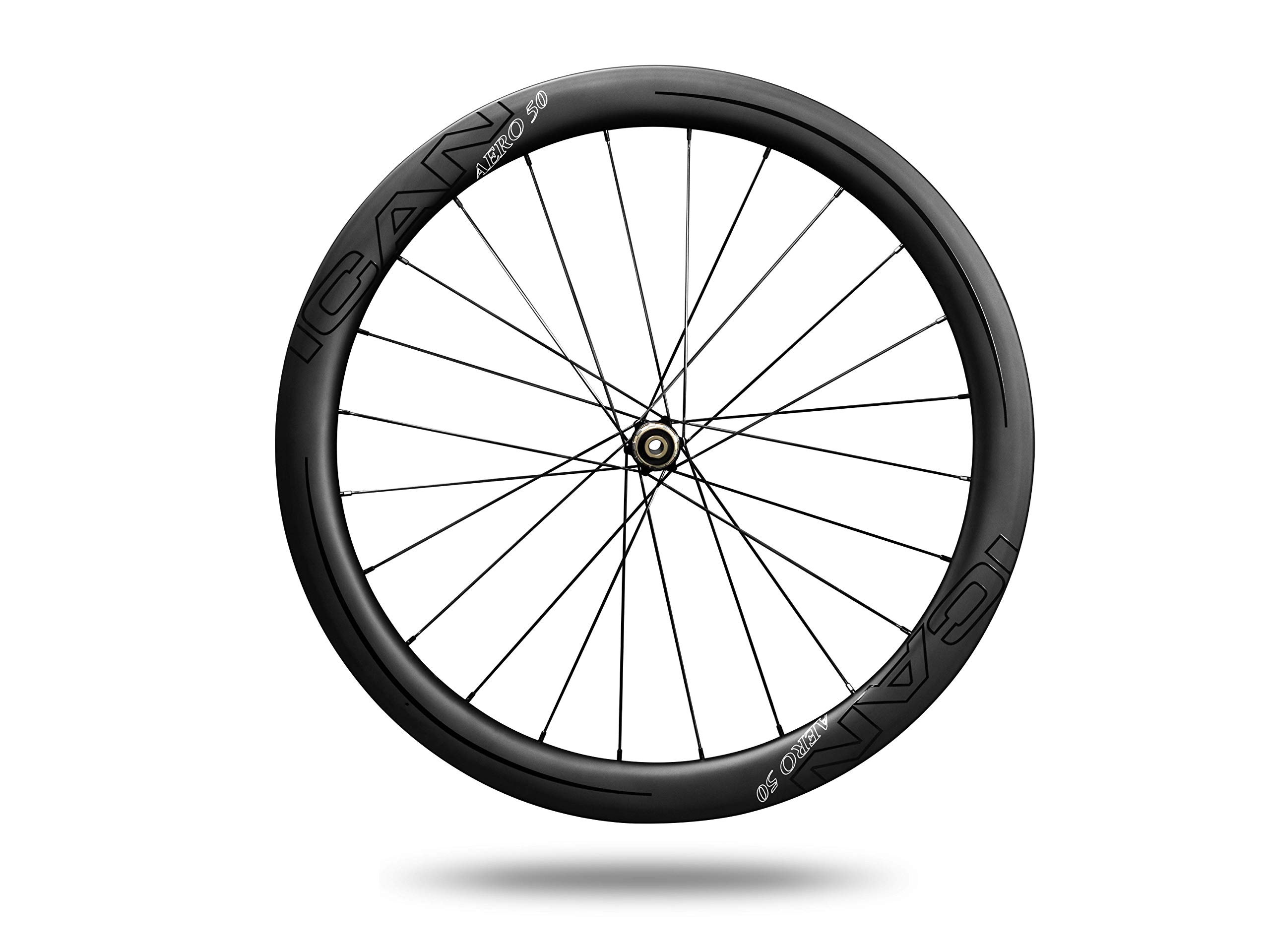 Amazon | ICAN カーボンホイール AERO 50 ロードバイク ホイールセット