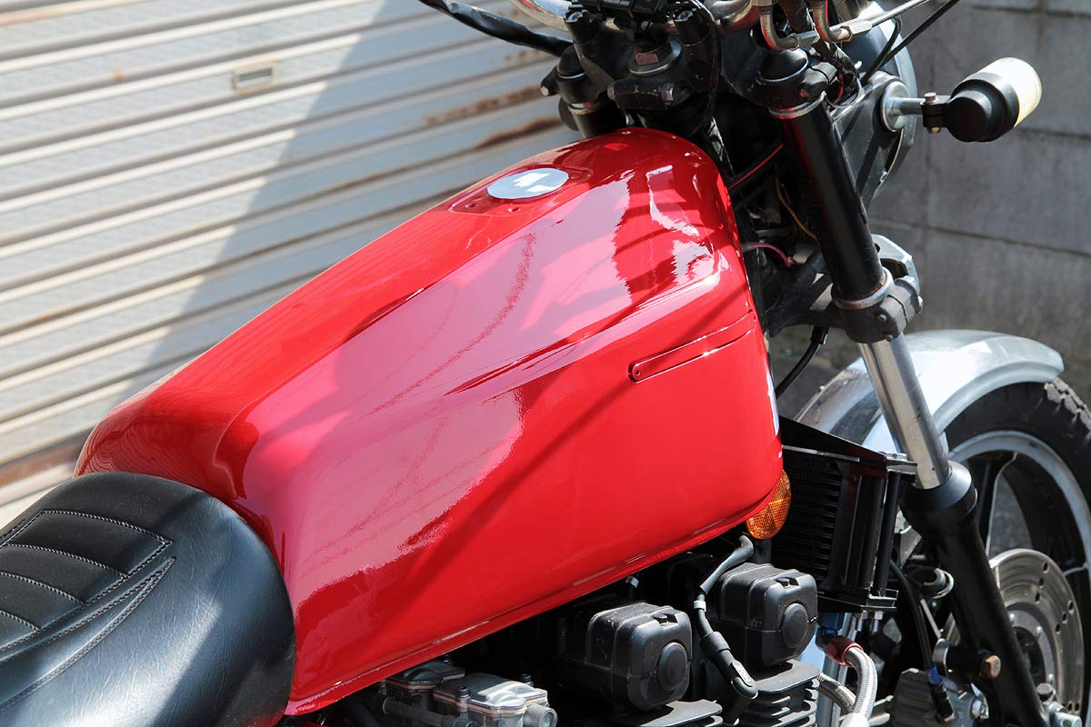 Amazon | 【558】Z400FX ガソリンタンク リプレイス品 レッド スチール