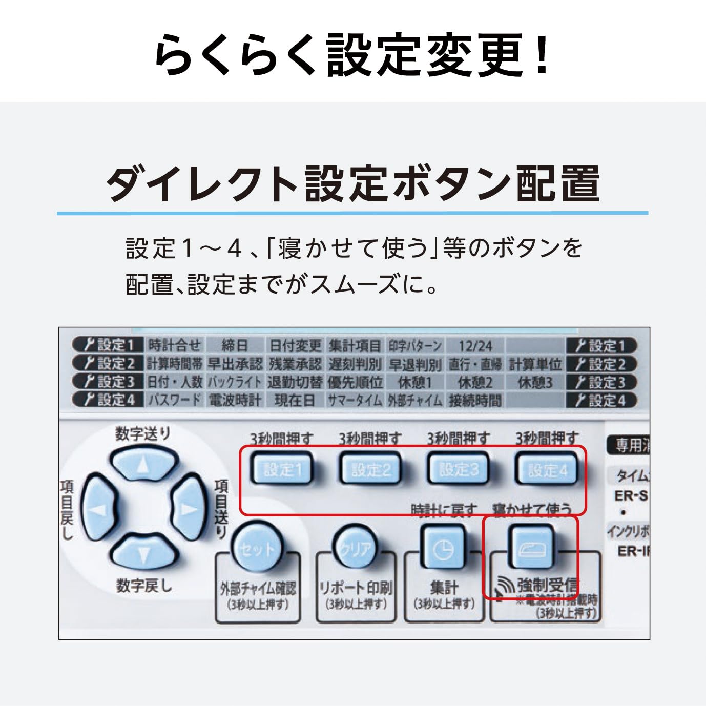 Amazon | マックス タイムレコーダー 1日6回印字 月間集計機能付き