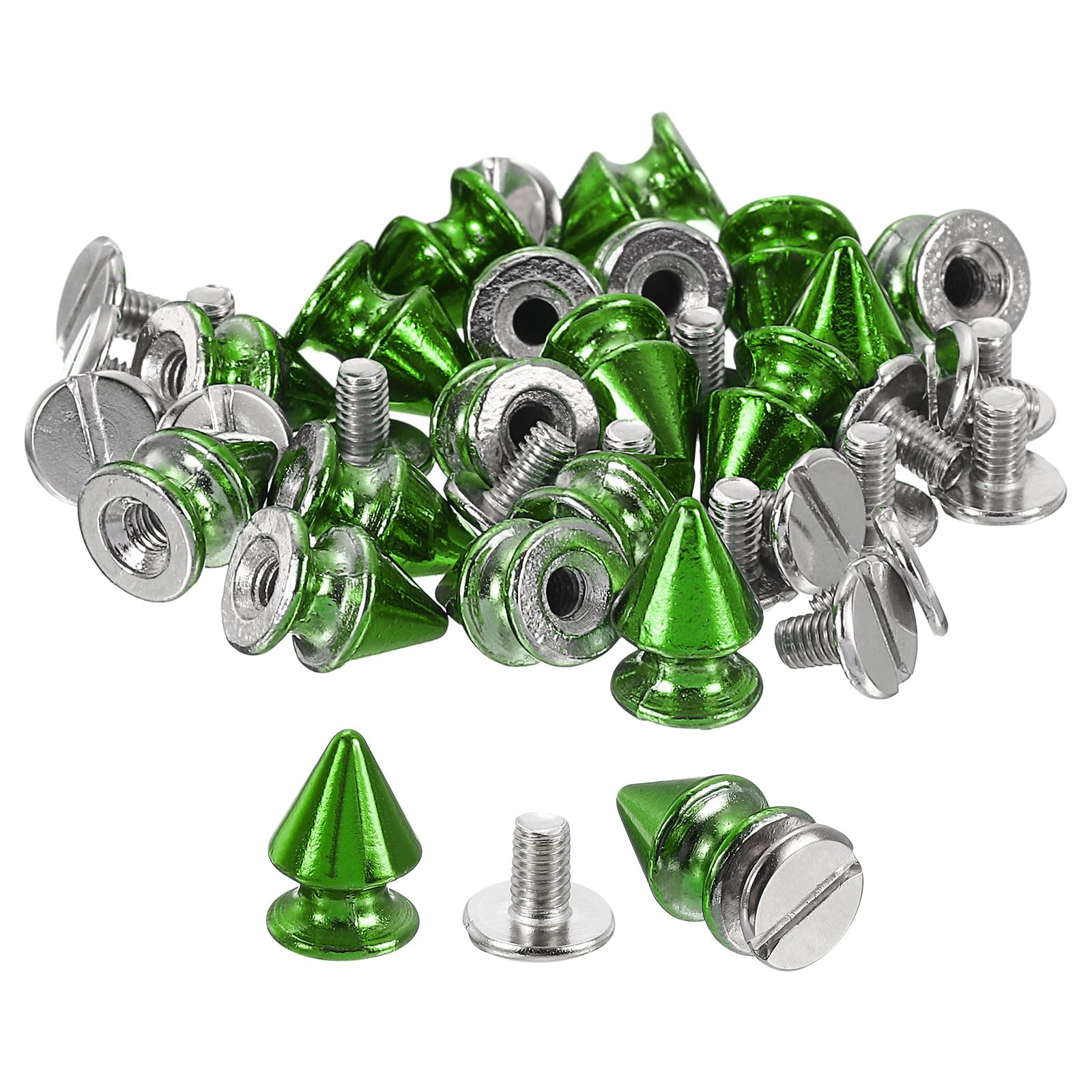 Amazon.com: uxcell 50Sets Cone Spike Stud Rivet, 8x12mm Screw Back