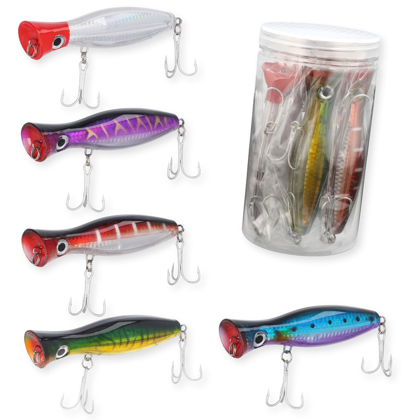 トップウォーター ルアーセット 15個 トップウォーター ルアーセット