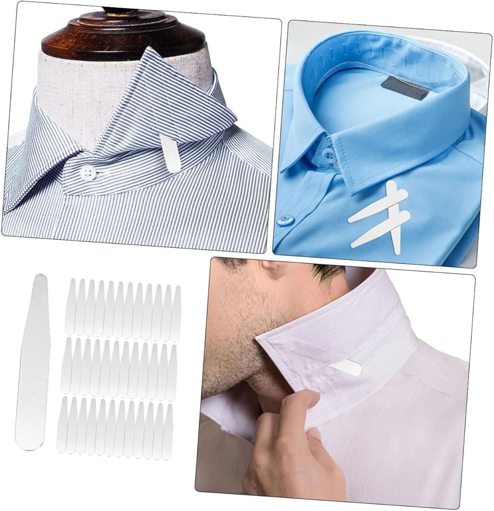 Amazon.co.jp: [VINTORKY] ステンレス製シャツ襟ステイ 36枚セット