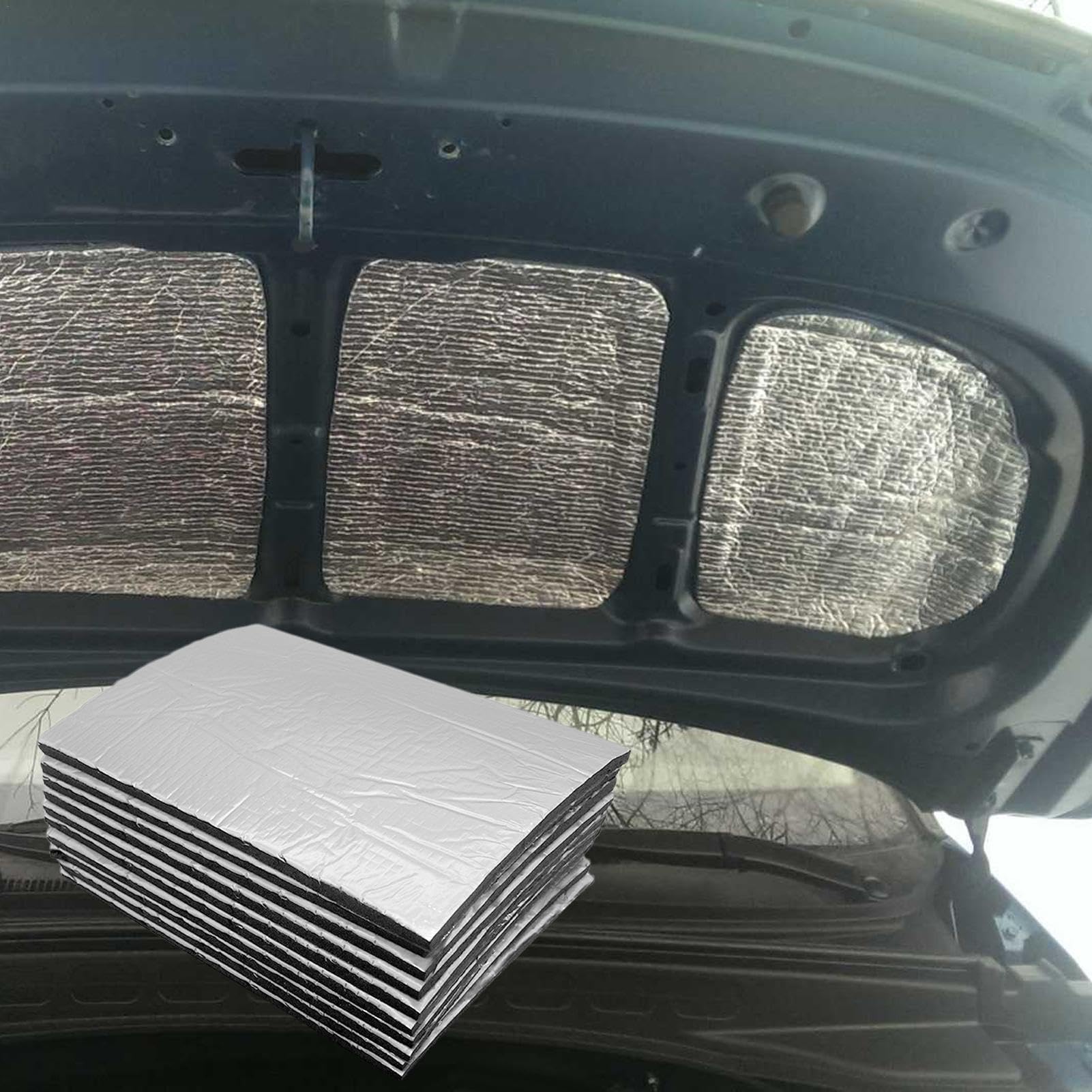 ☆消音材 断熱マット ダンピングマット サウンドバリア 車用 10枚入り