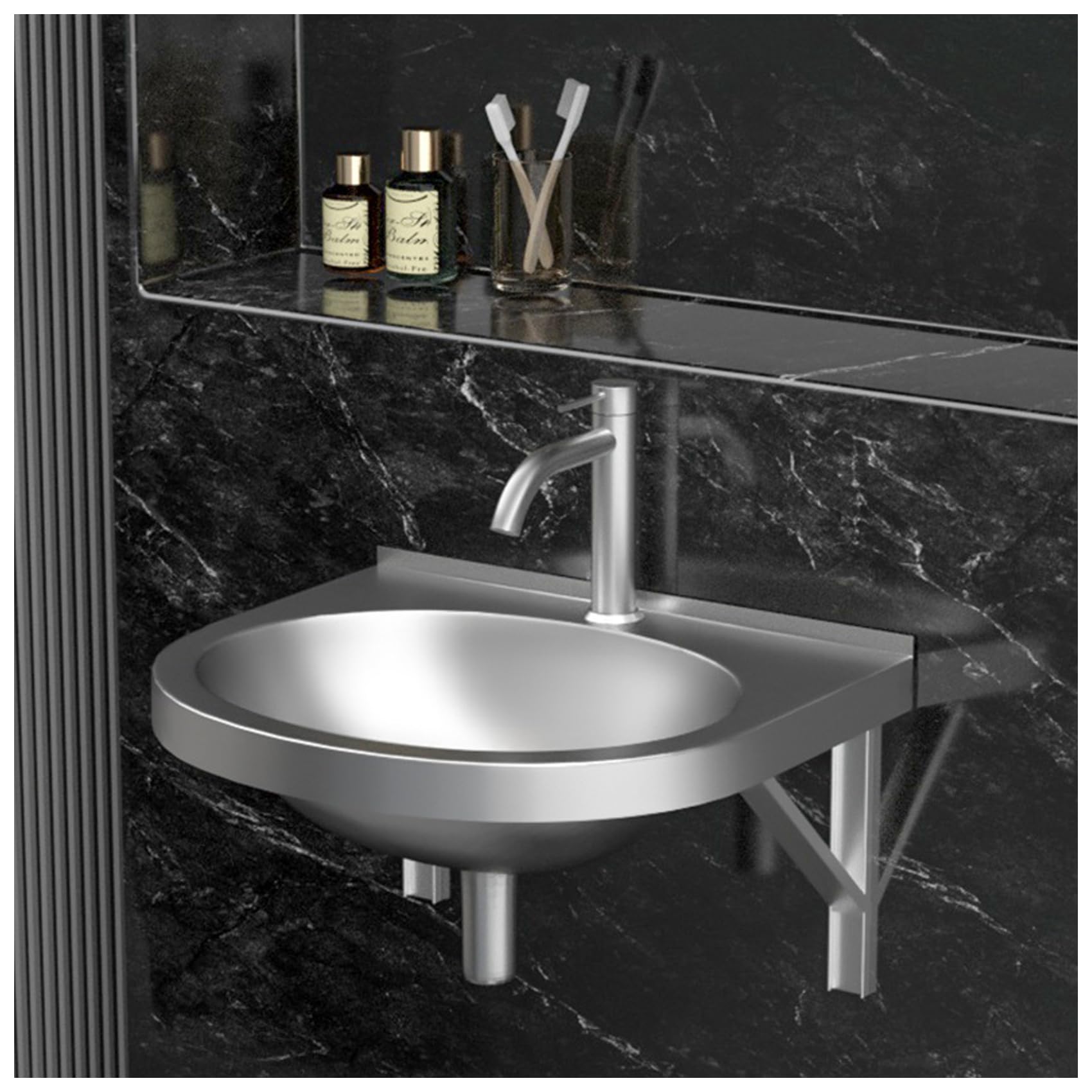 Amazon.co.jp: 洗面ボール 洗面器 蛇口付き 304ステンレス製手洗器