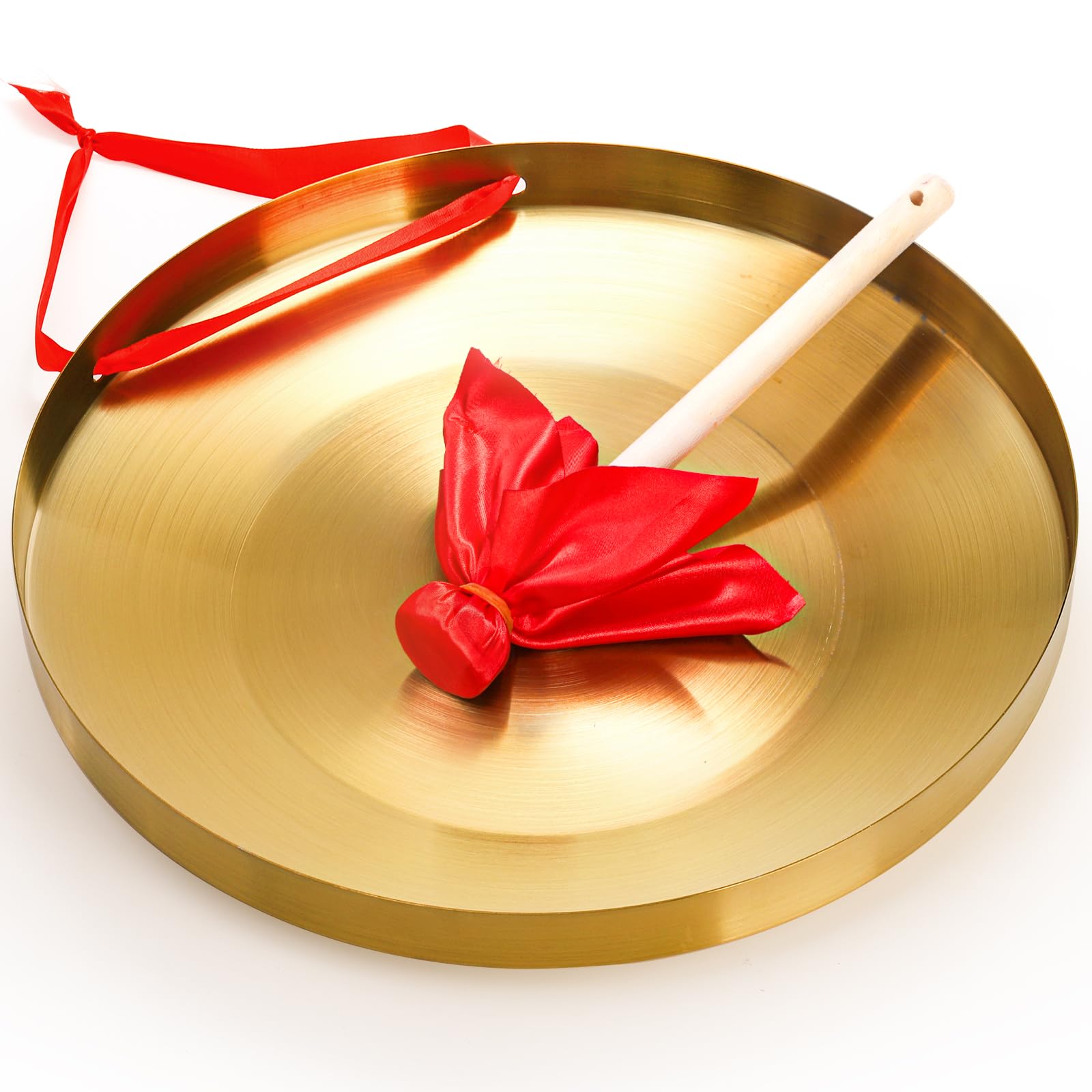 Amazon | ZEAYEA 12.6インチ ゴング楽器、中国の伝統的な打楽器銅