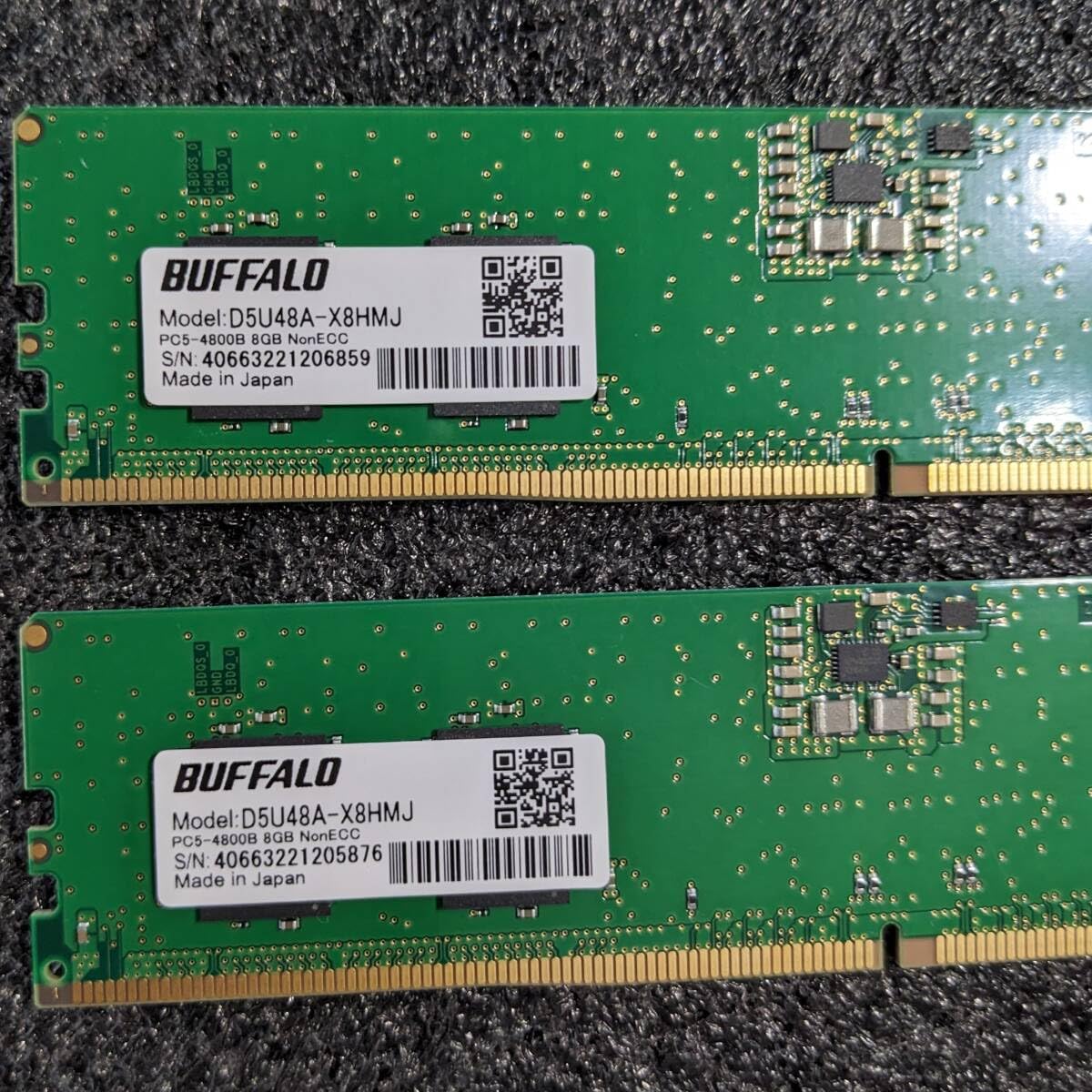 中古】DDR5メモリ32GB(16GB2枚組) D5U48A-S16HMJ 中古】DDR5 16GB 2枚