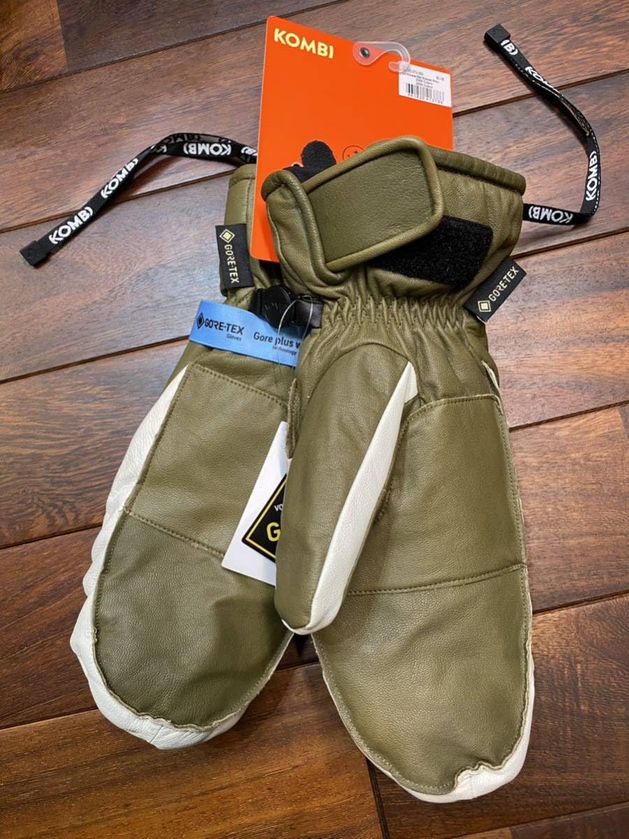 Amazon | KOMBI コンビ スノーグローブ 本革 やぎ革 カーキ sizeM