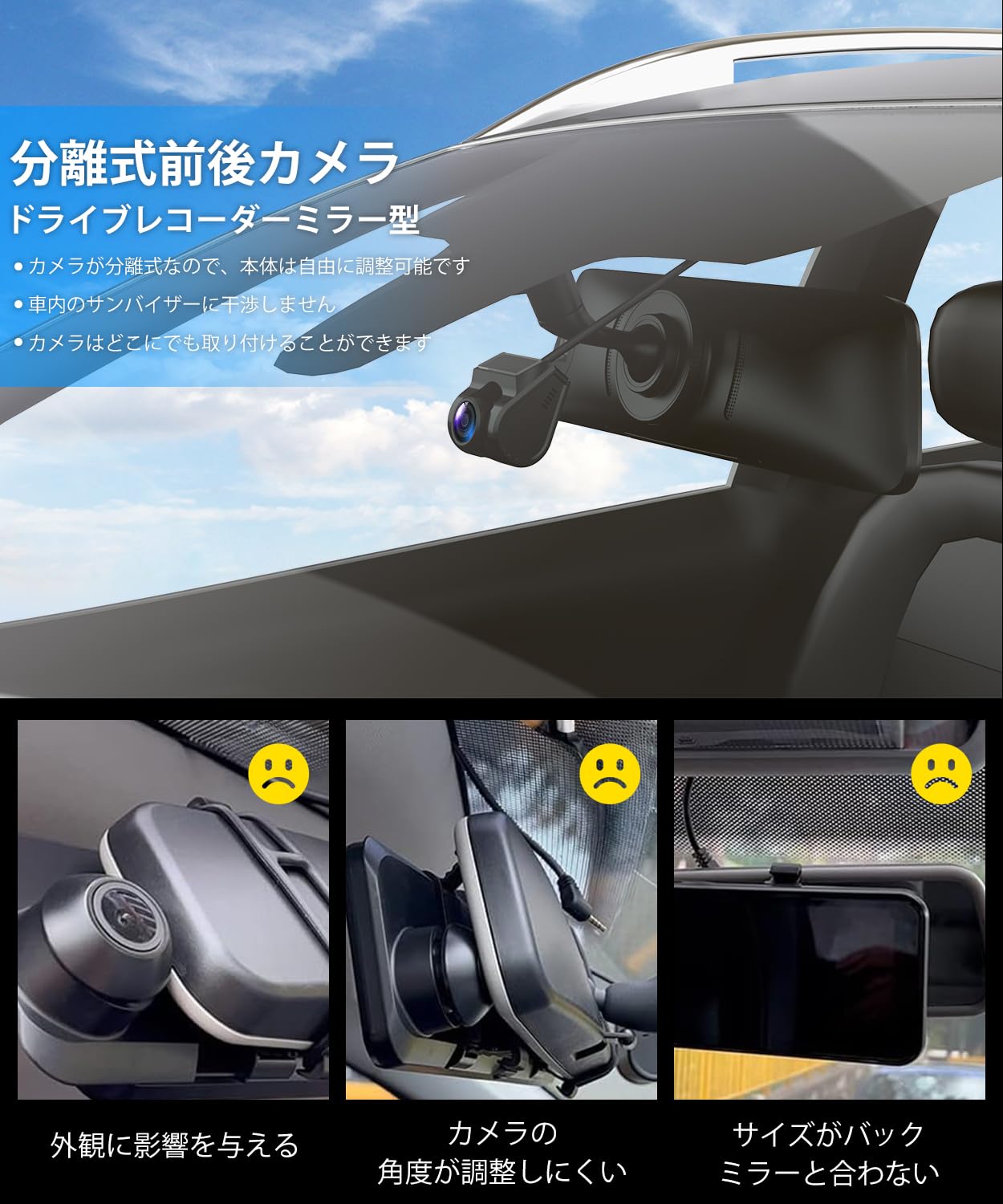 Amazon.co.jp: AUTO-VOX T9 Pro 最強 純正交換 ドライブレコーダー