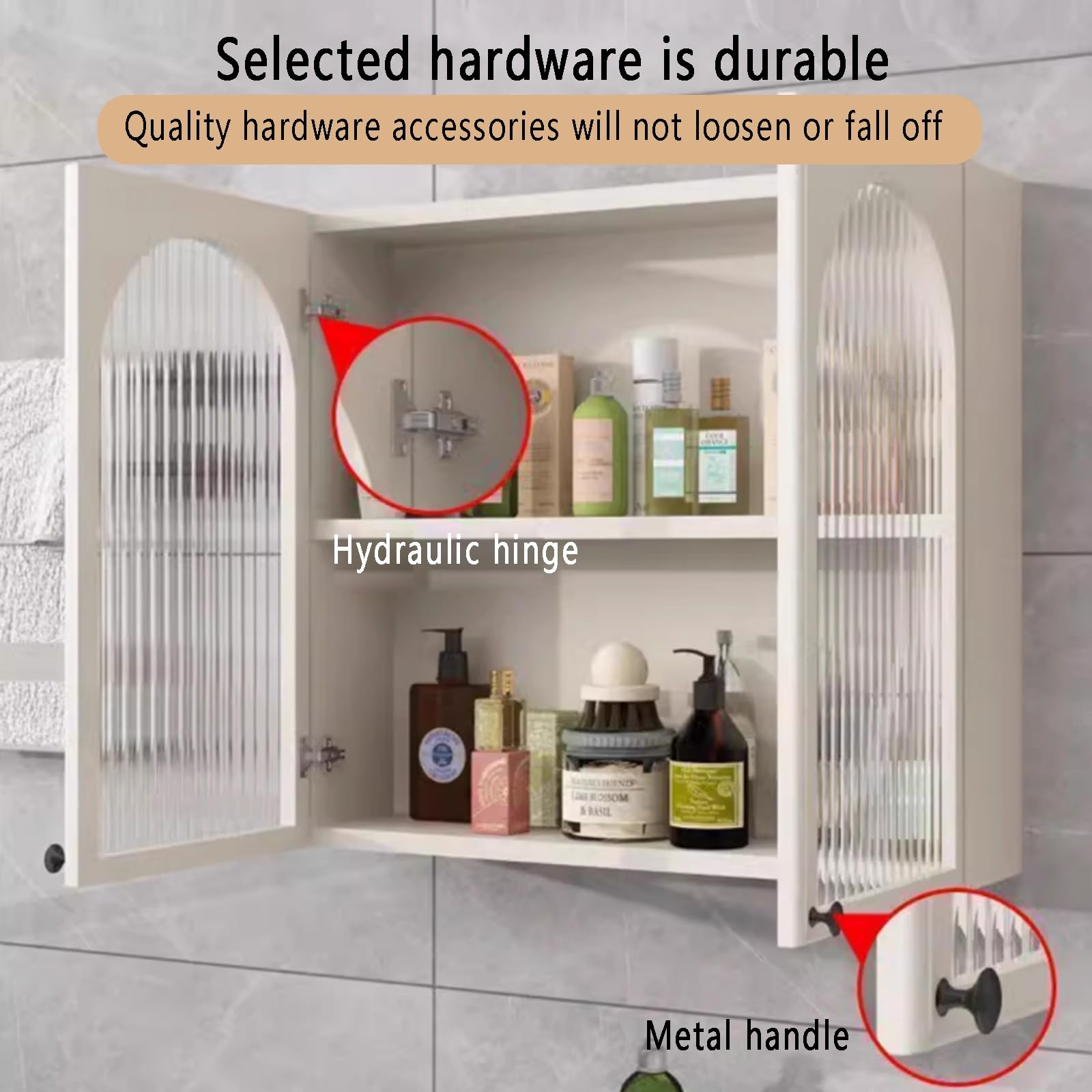 Amazon.co.jp: ガラス扉付き壁掛け収納キャビネット ガラス＆木製収納