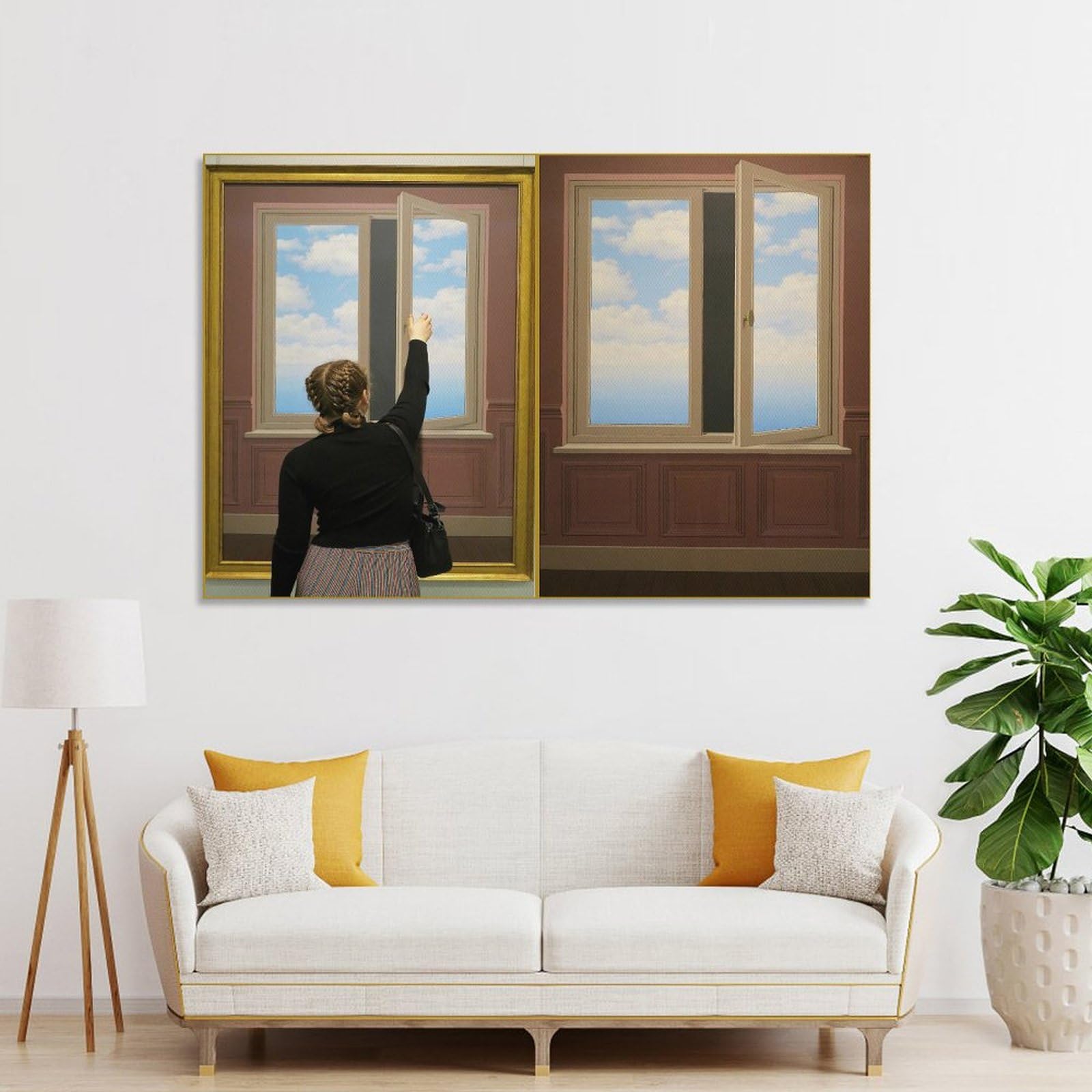 Amazon.com: La Lunette D'approche 1963 by Rene Magritte Prints