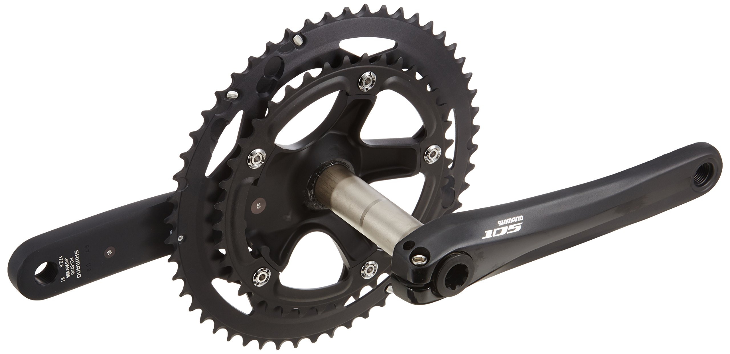 Amazon | SHIMANO(シマノ) FC-5700 39X52T 170mm ブラック FC5700