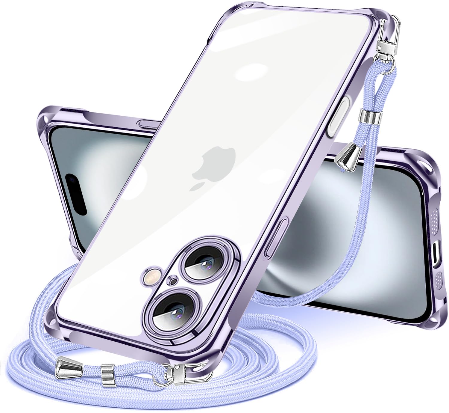 Amazon.co.jp: NISIILNG iPhone 17 用 ケース クリア ショルダー