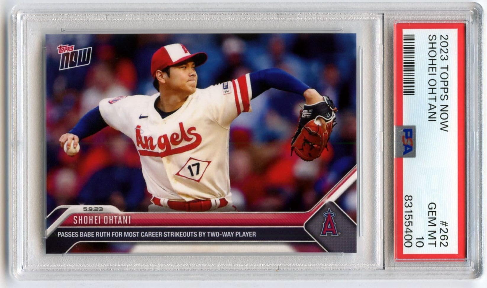 PSA】大谷翔平&ベーブ・ルースtopps now 2018ルーキーカード