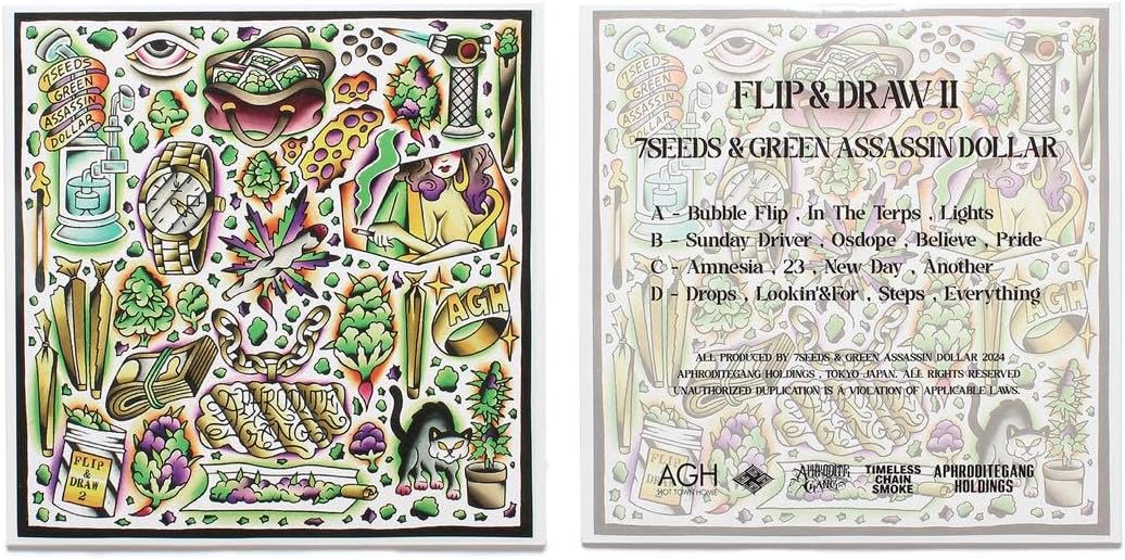 邦楽 FLIP & DRAW II GREEN ASSASSIN DOLLAR 2LP 邦楽 FLIP & DRAW II