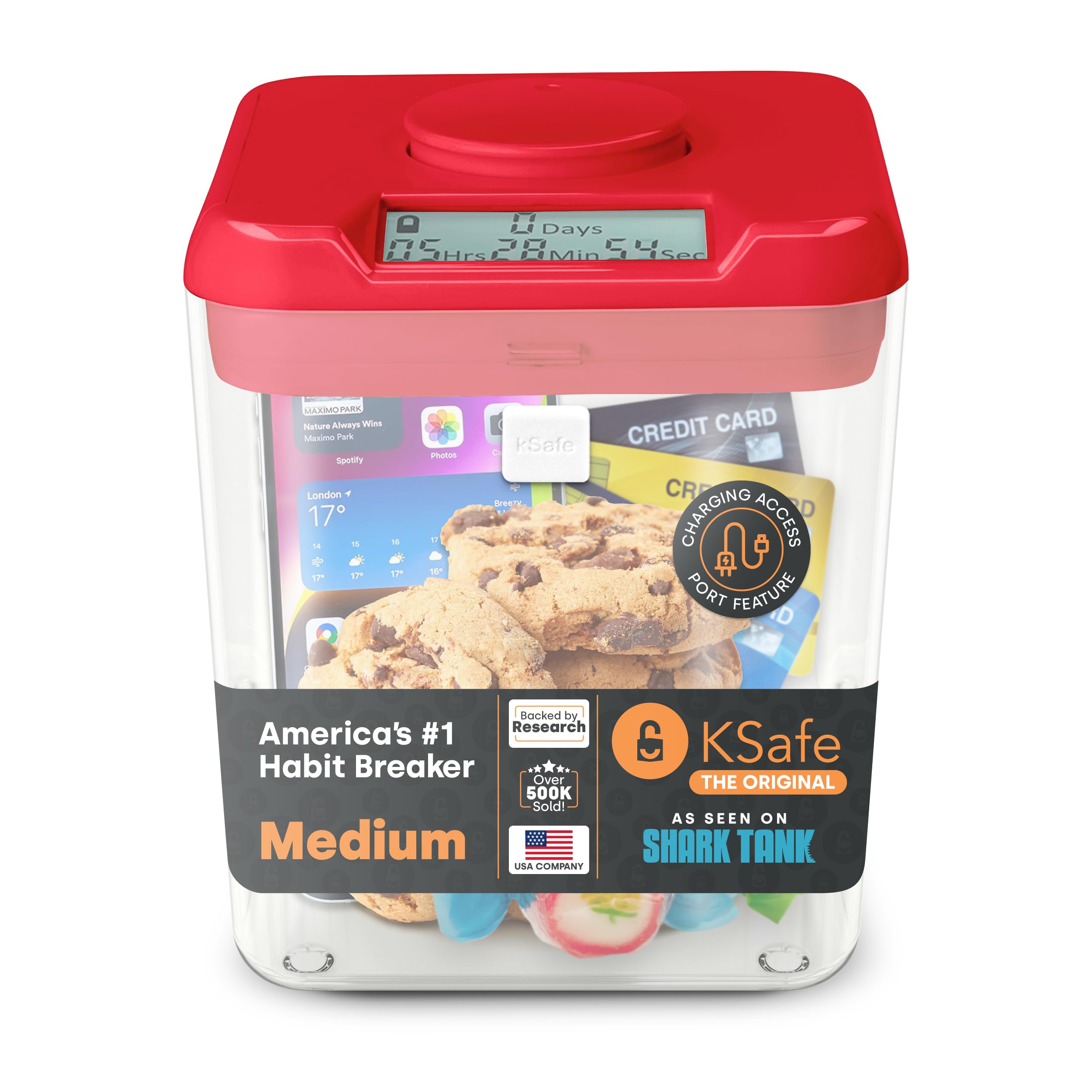 Amazon.com: Kitchen Safe Time Locking Container (Medium), Timed