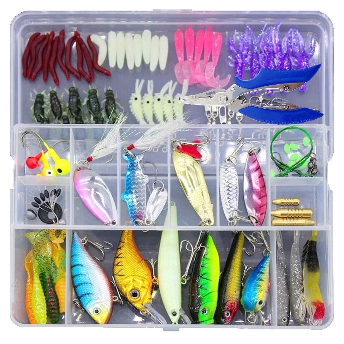 サーフルアーセット 一軍 ケース付き 替針 替ワーム Amazon.co.jp