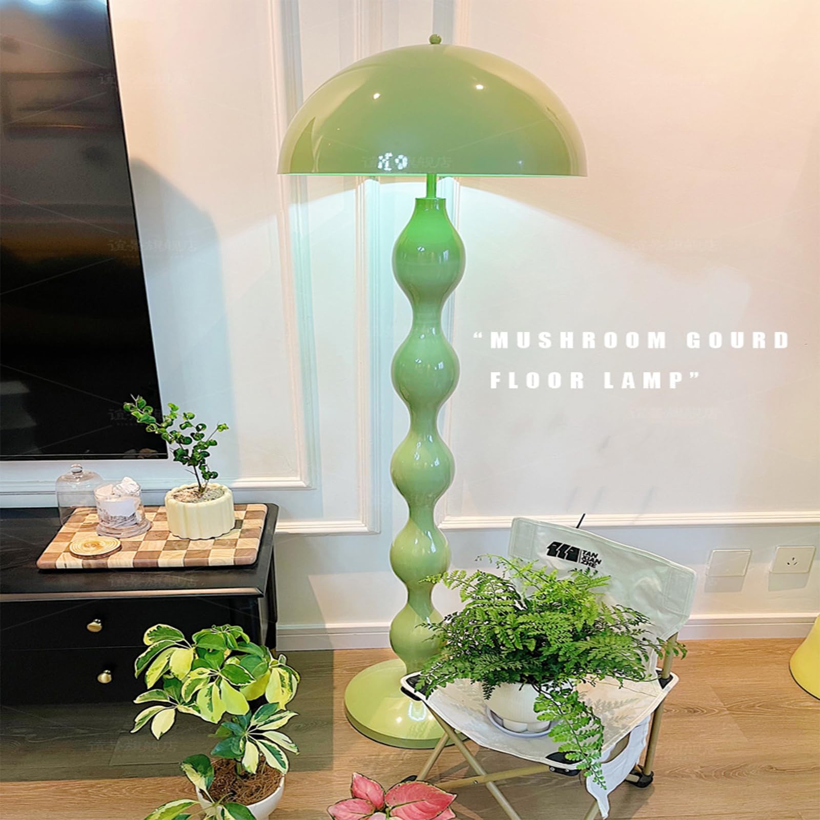 Amazon.co.jp : Ynaioang ユニークなフロアランプ 3 色調光可能な背の