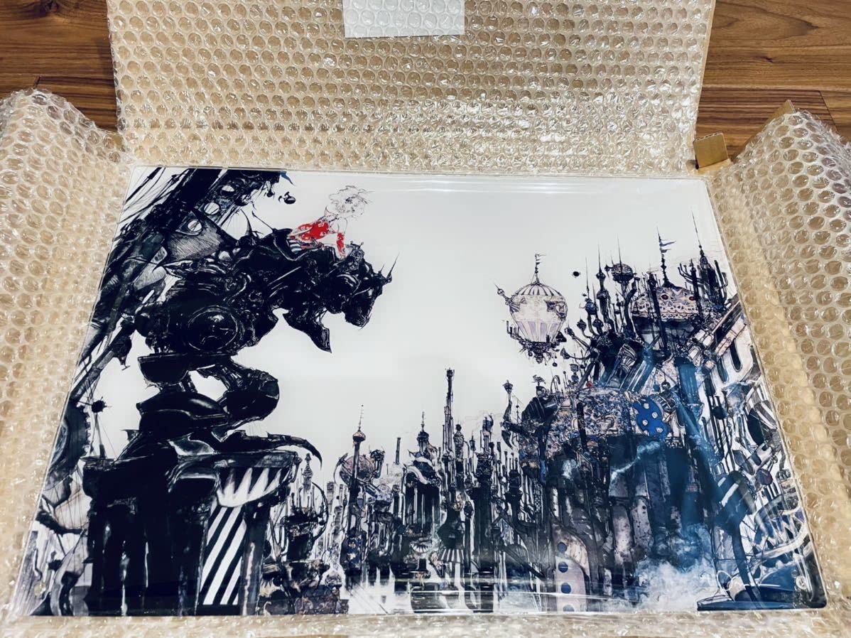 新品 ファイナルファンタジー6 FF6 FFVI プレイマット 街 天野喜孝