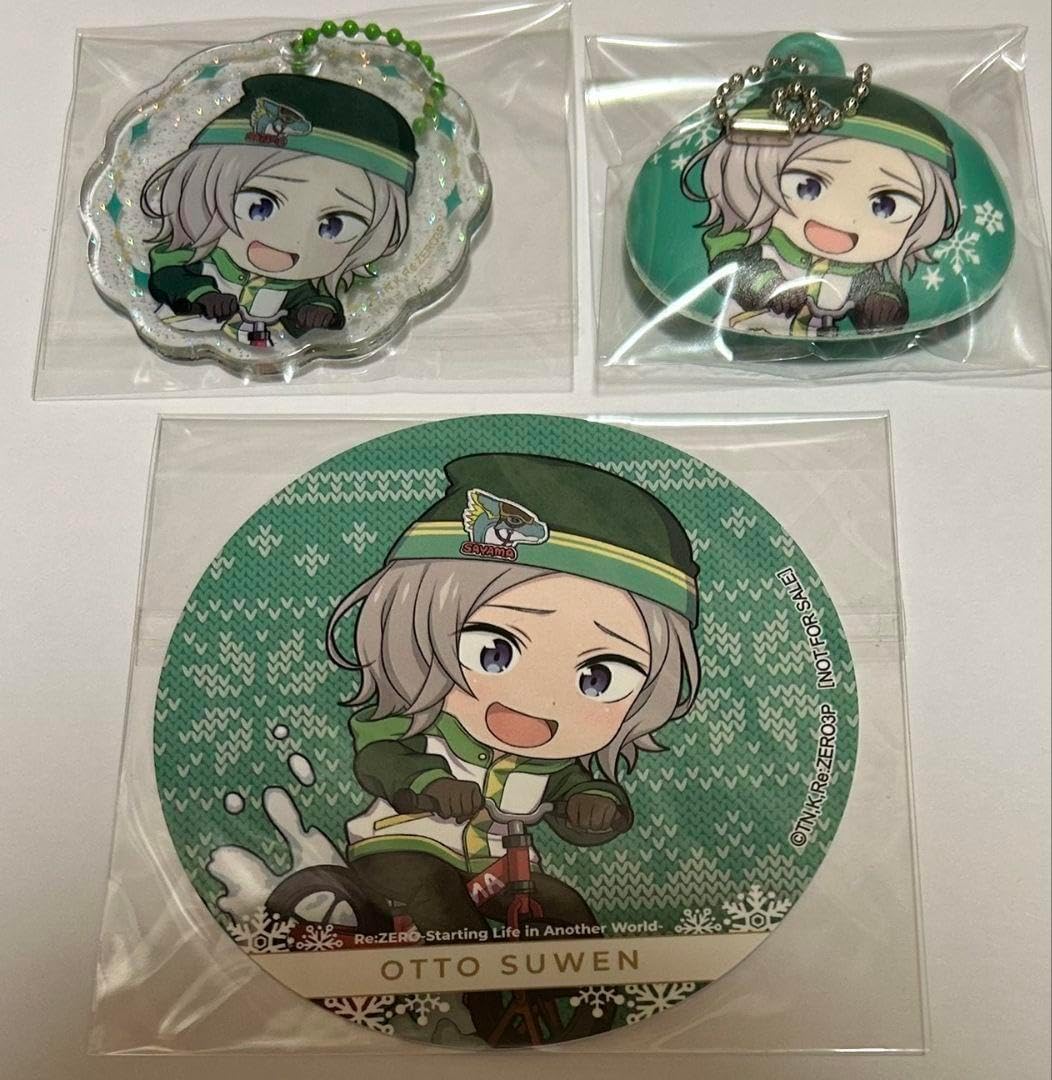 Re:ゼロから始める雪山生活 リゼロ 狭山スキー場 オットー 缶バッジ