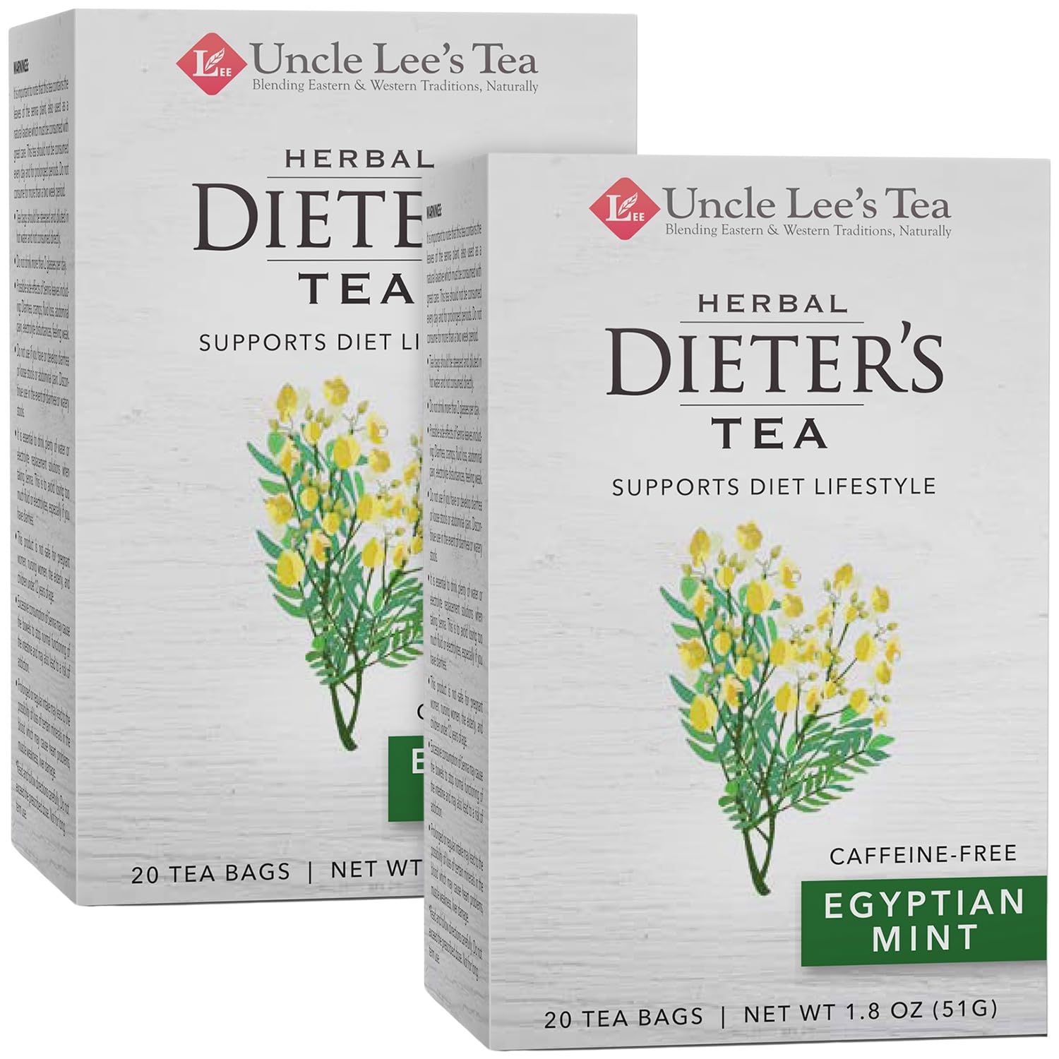 Amazon.com : Uncle Lee's Herbal Dieter's Tea, Egyptian Mint