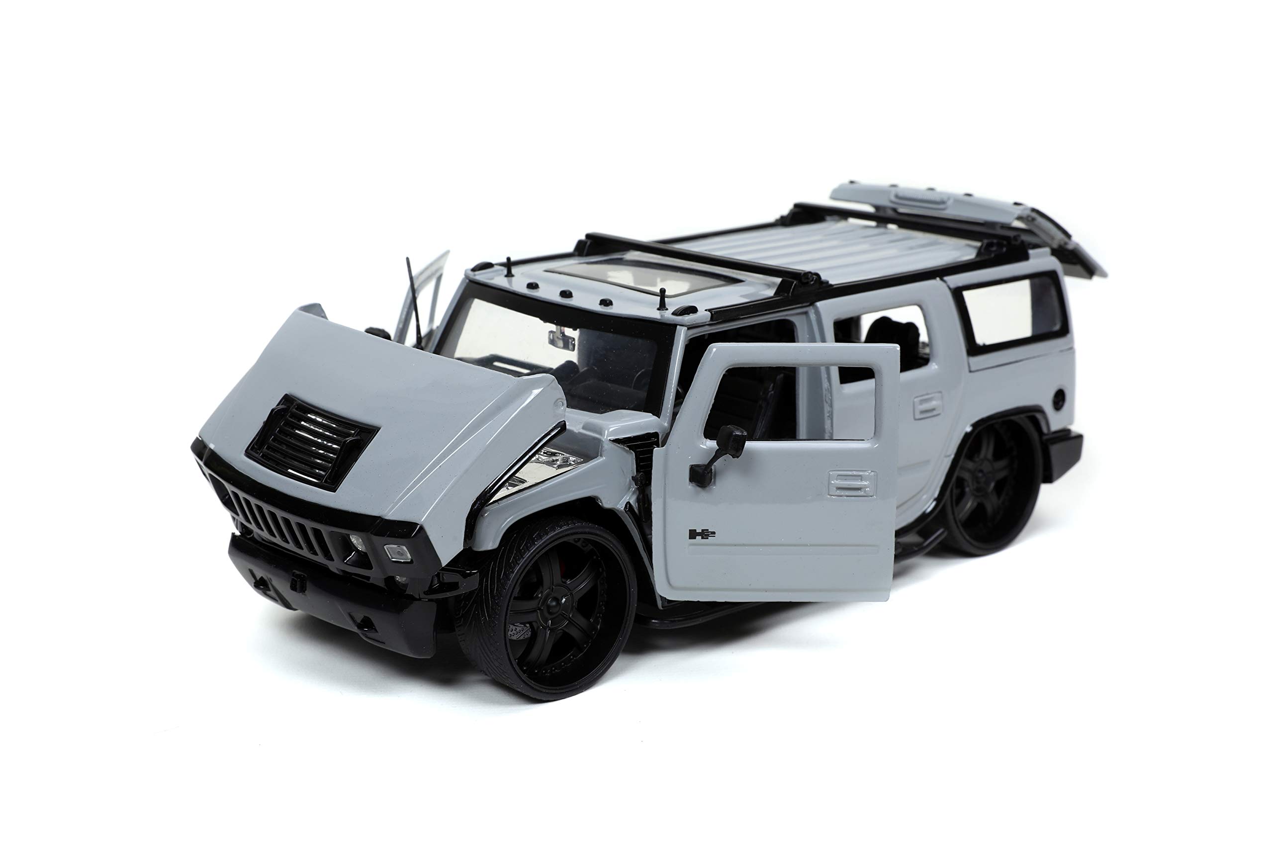 Amazon.com: Jada Toys Just Trucks 1:24 2003 Hummer H2 with Rack