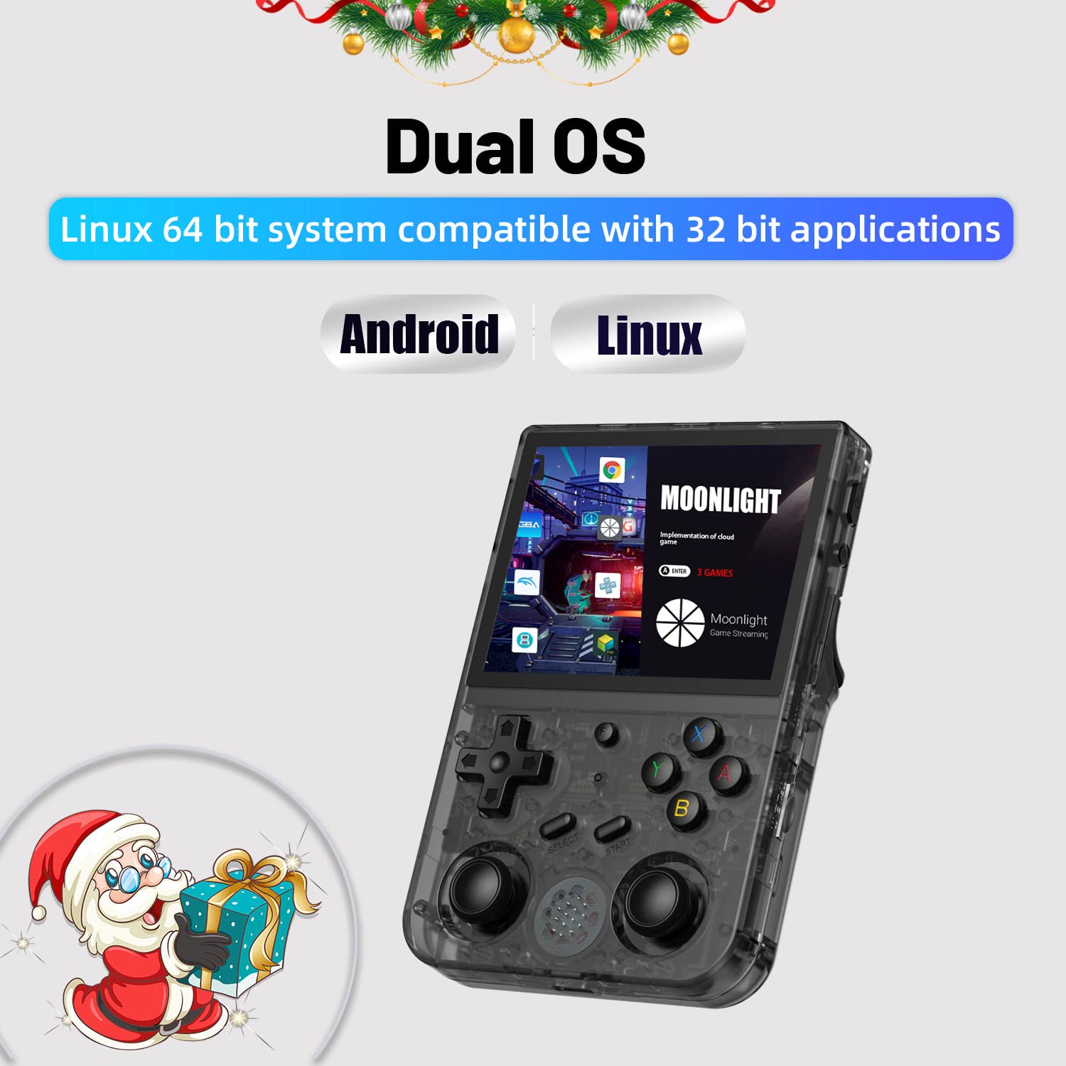 Amazon.com: RG353V Retro Handheld Game with Dual OS Android 11 and