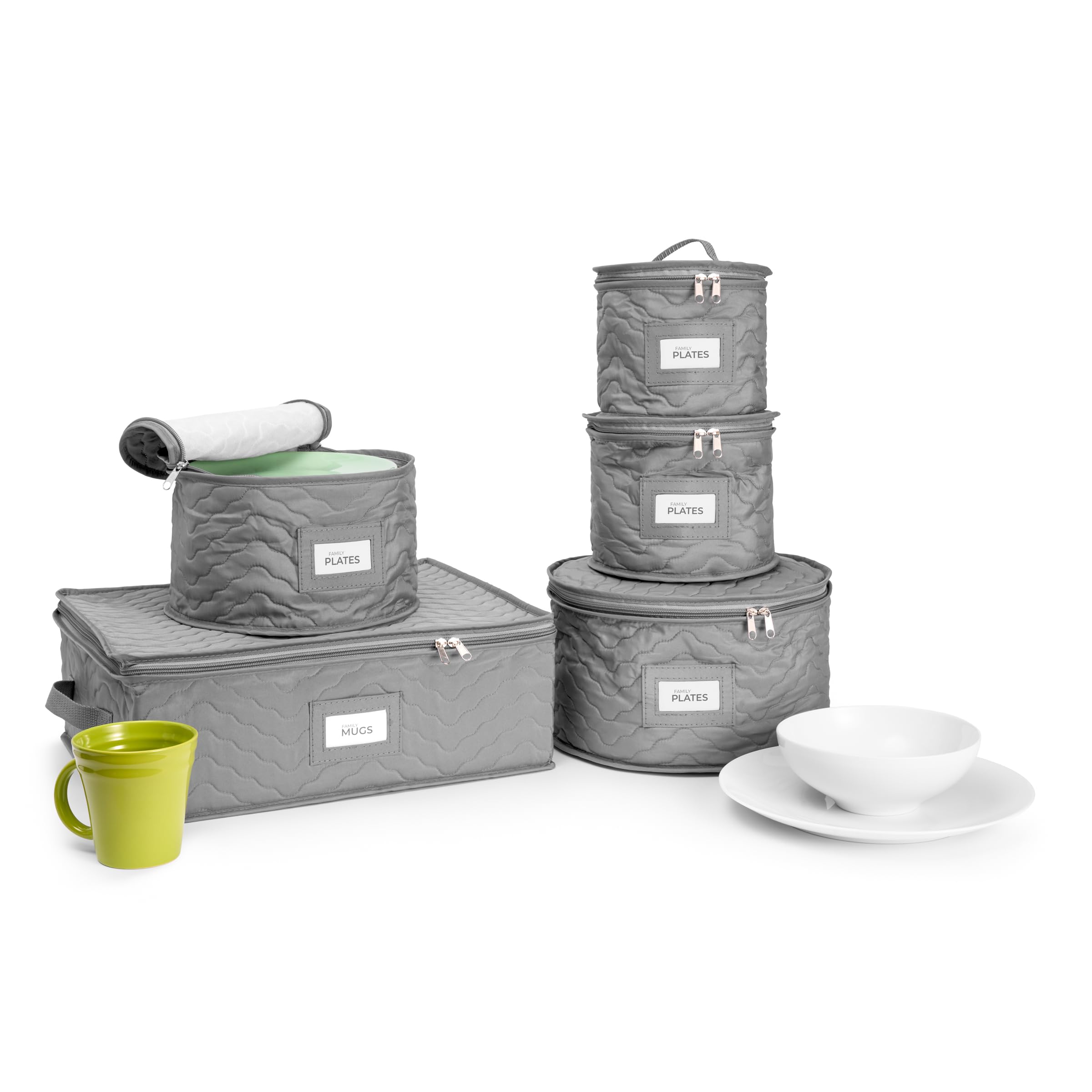 Amazon.co.jp: Sorbus ディナー用食器 収納ケース入り5点セット 食器を