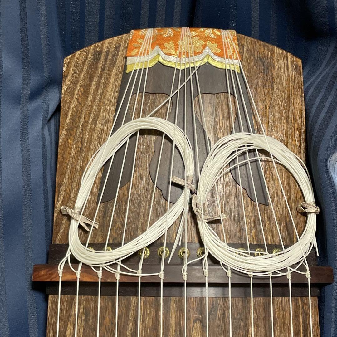 お琴 箏 全長約183cm×全幅約25cm 和楽器 13弦 ソフトケース付 お琴 箏