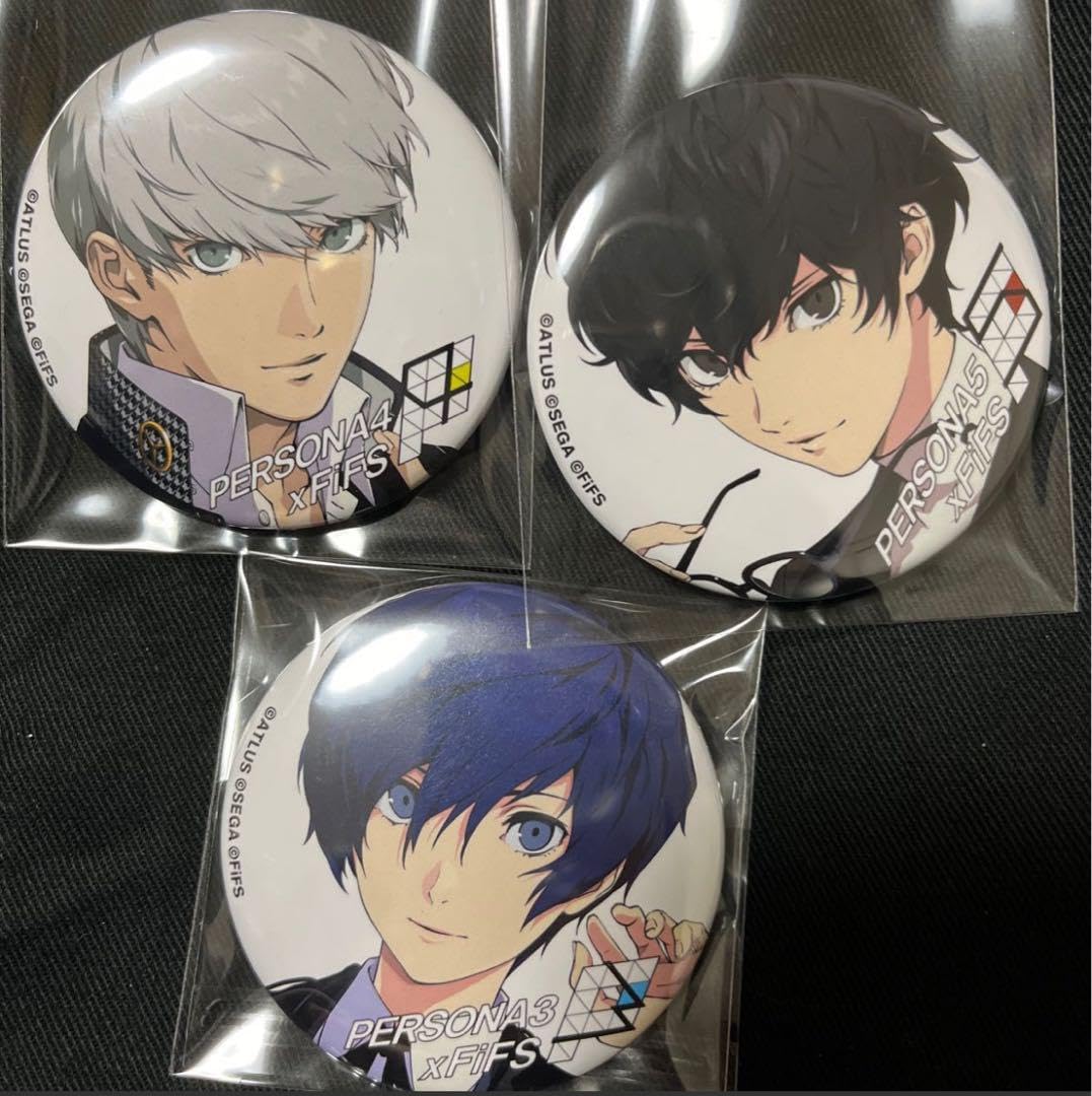 Amazon.co.jp: ペルソナ3 P4主人公番長 鳴上悠 缶バッジ 結城理