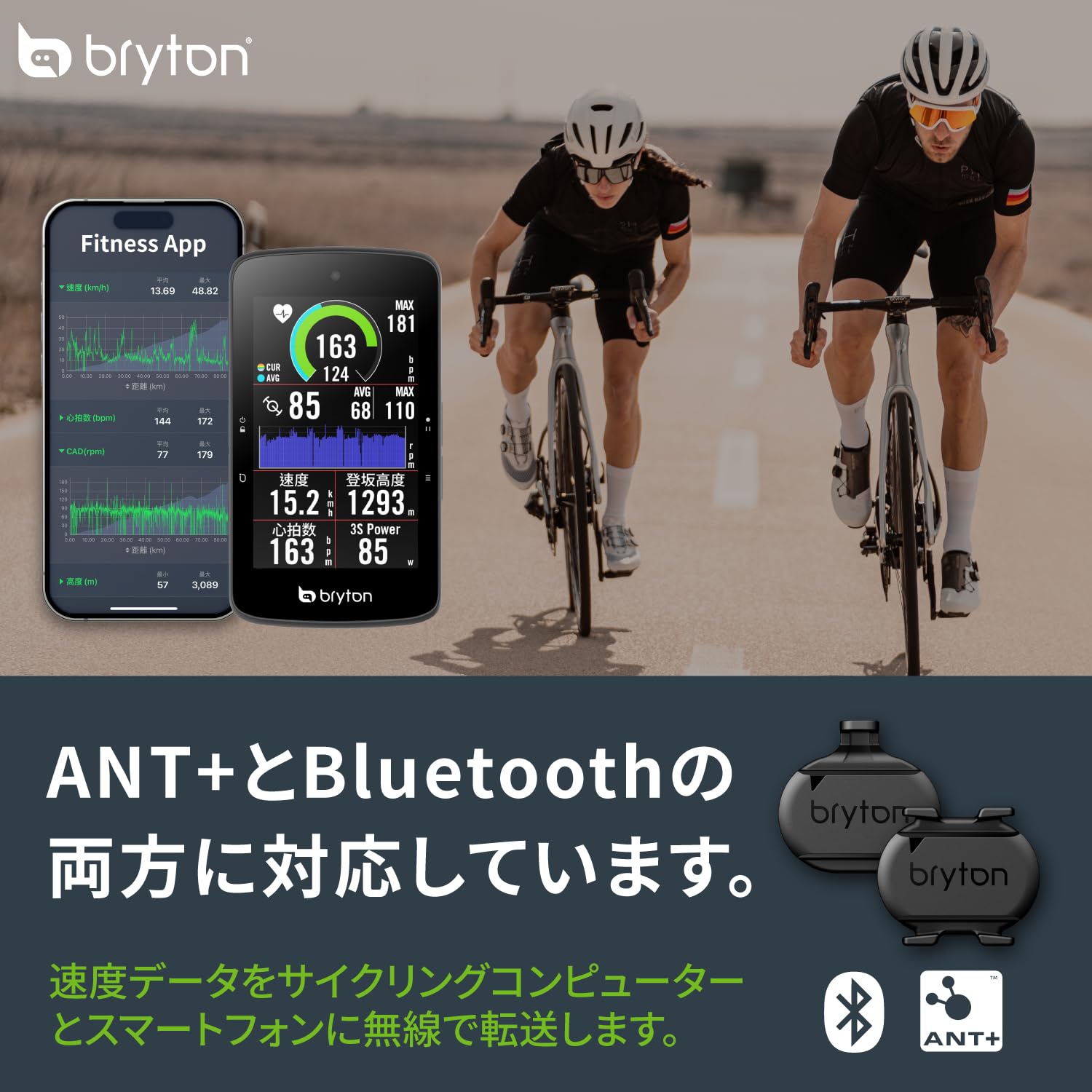 Amazon | ブライトン(Bryton)バイク アクセサリー（スピード
