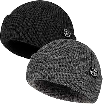 Amazon.com: KIEPTOMIK Fisherman Beanie Roll-up Edge Trawler Beanie