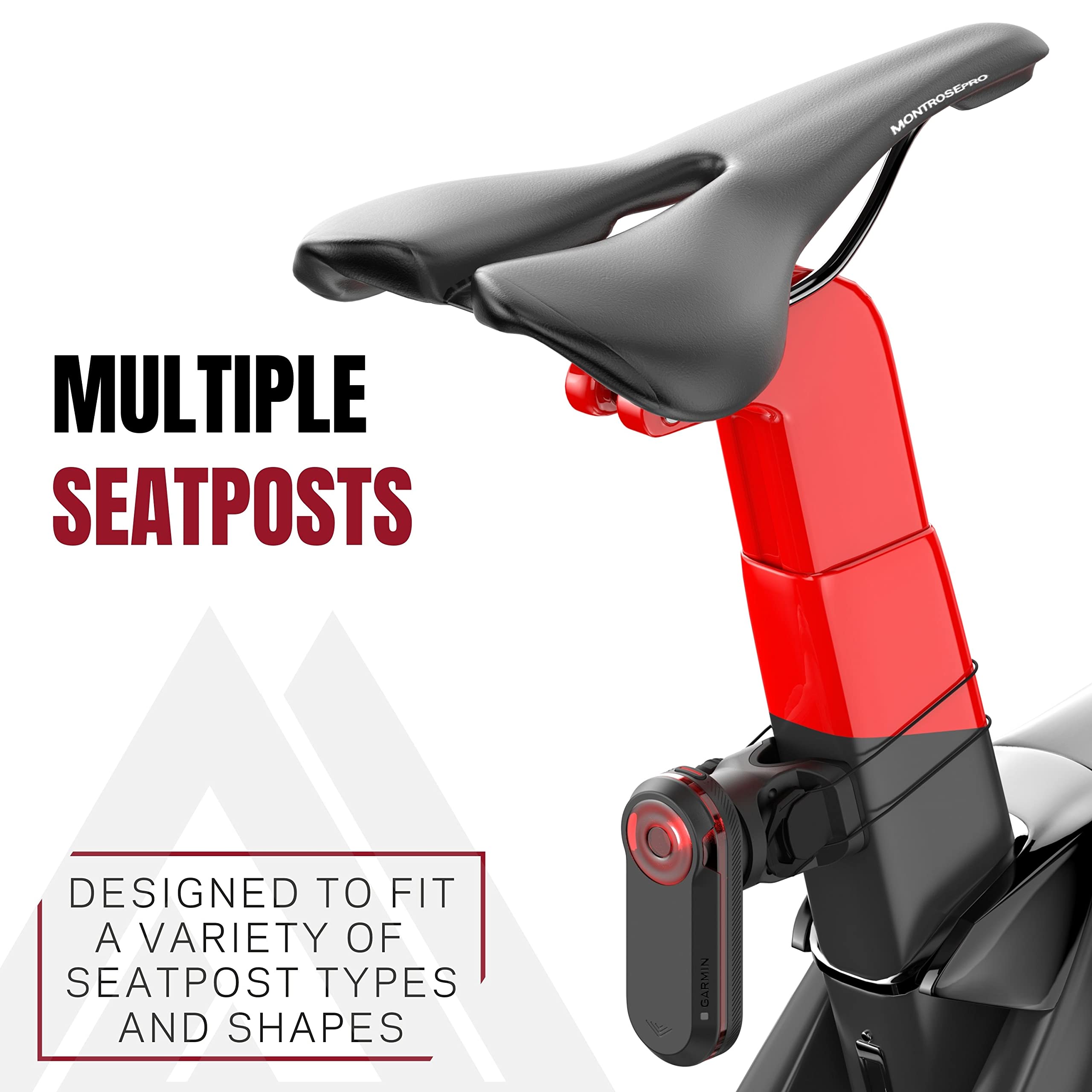 Amazon.com: KOM Cycling for Garmin Varia Mount and Saddle Bag