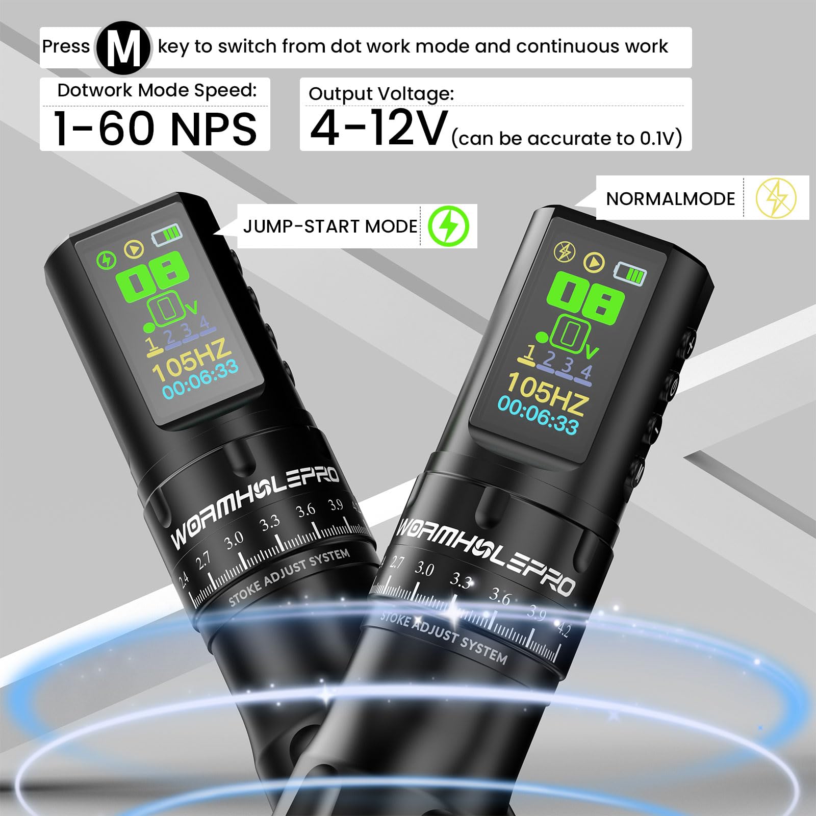 Amazon | タトゥーガン AQUILA ワイヤレスタトゥー マシン 多機能