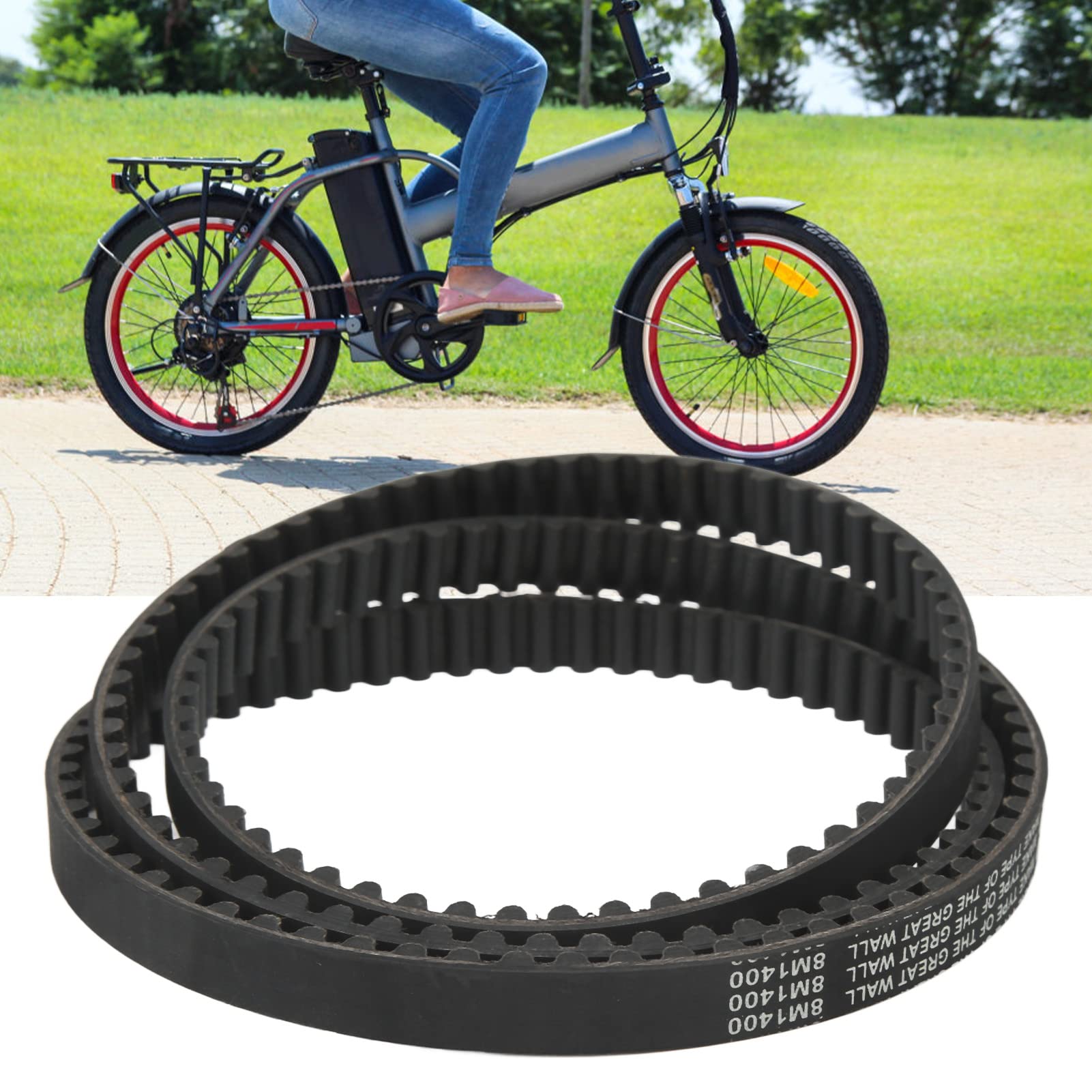 Amazon | ドライブベルト、強化Vベルト、高温耐性ゴム自転車ドライブ