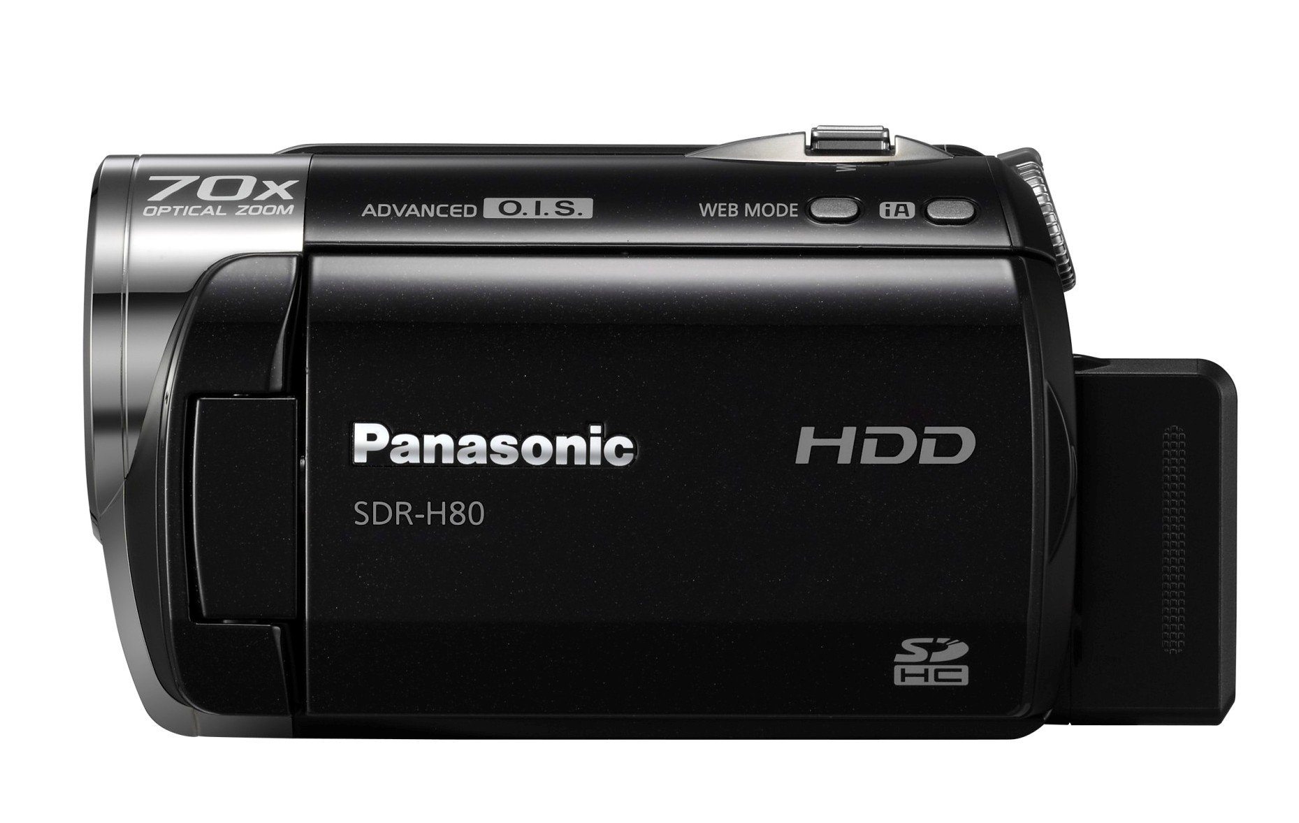 Amazon.com: Panasonic SDR-H80 SD and HDD Camcorder (Black