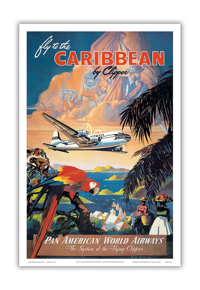 Amazon.com: Fly to the Caribbean by Clipper - Pan American World