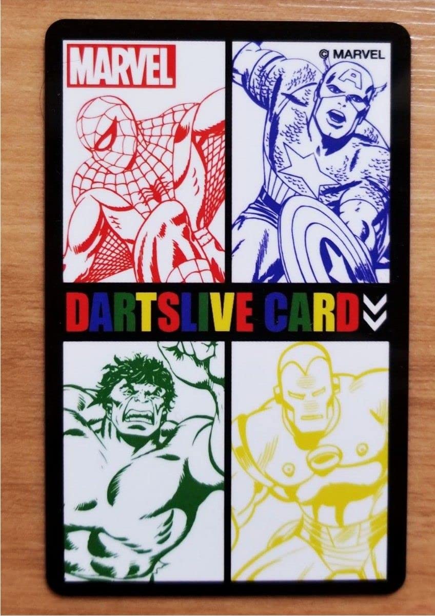 ダーツライブカード マーベル 5枚セット ダーツライブカード マーベル
