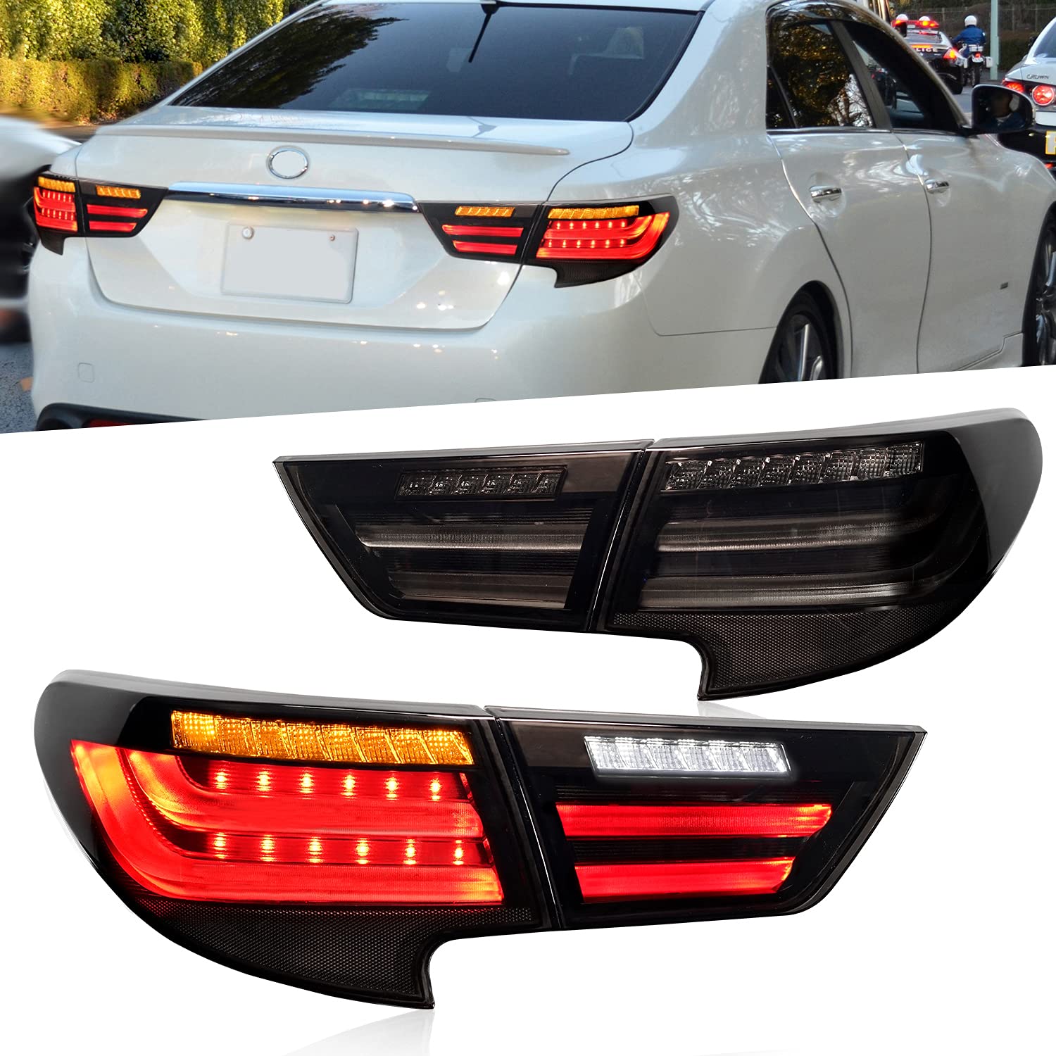 Amazon.co.jp: Archaic マークX 130系 テールランプ 中期 後期 GRX130