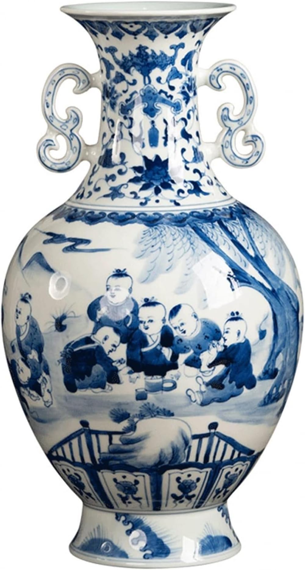 中国古玩 かき落とし花瓶 サチ 高さ44.5㎝ 東里7- 0110② 中国古玩