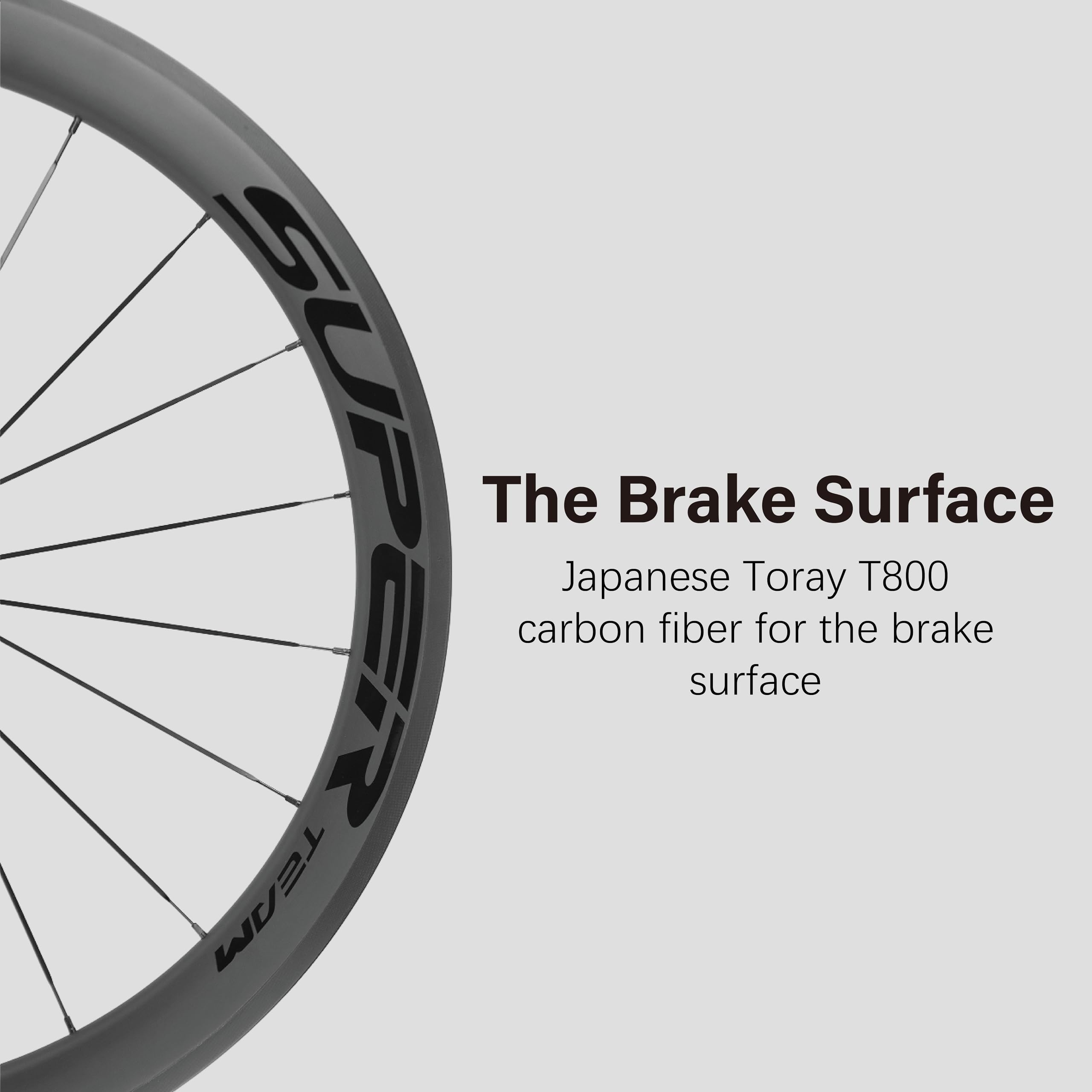 Amazon | SUPERTEAM カーボン 自転車ホイール 700C*25リムブレーキ