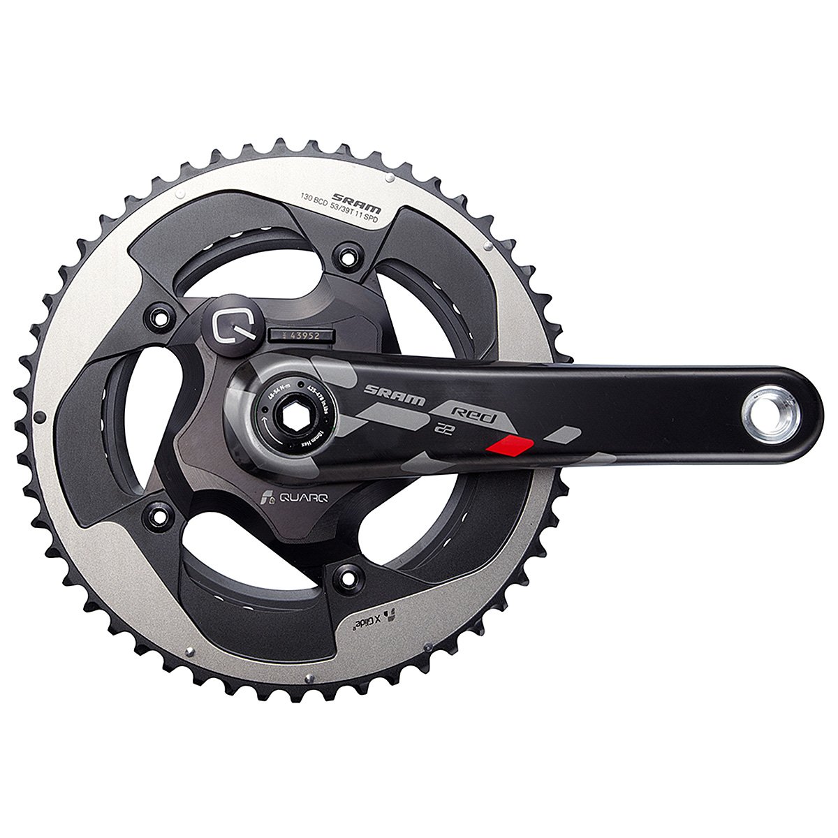 Amazon | Sram Red22 Quarq Road GXP クランクセット、177.5mm/50/34T