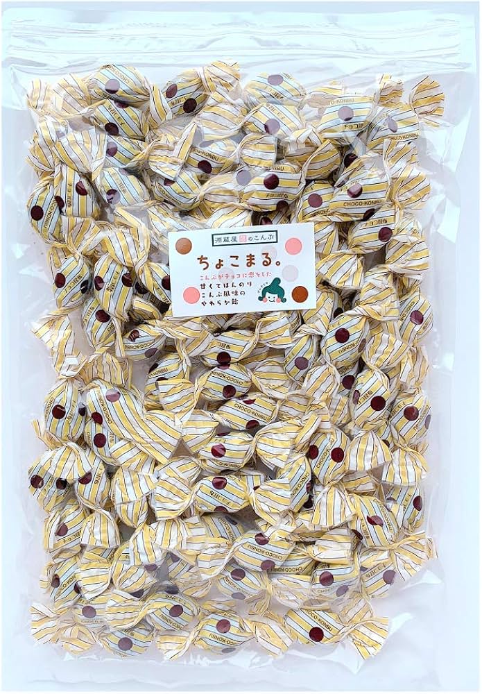 Amazon.co.jp: 北海道昆布使用 ちょこまる。 チャック付き 500g【昆布