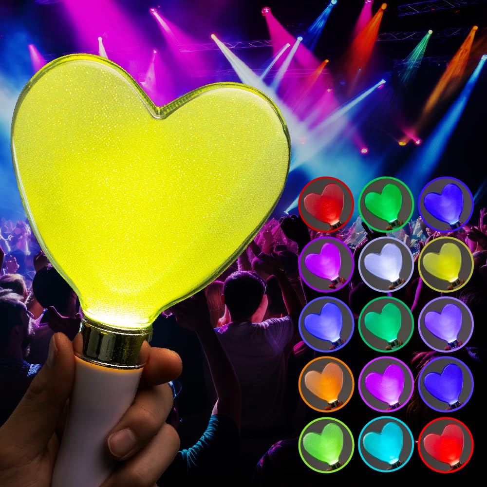 Amazon.co.jp: ペンライト ハート型 15カラー 【推し活にぴったり