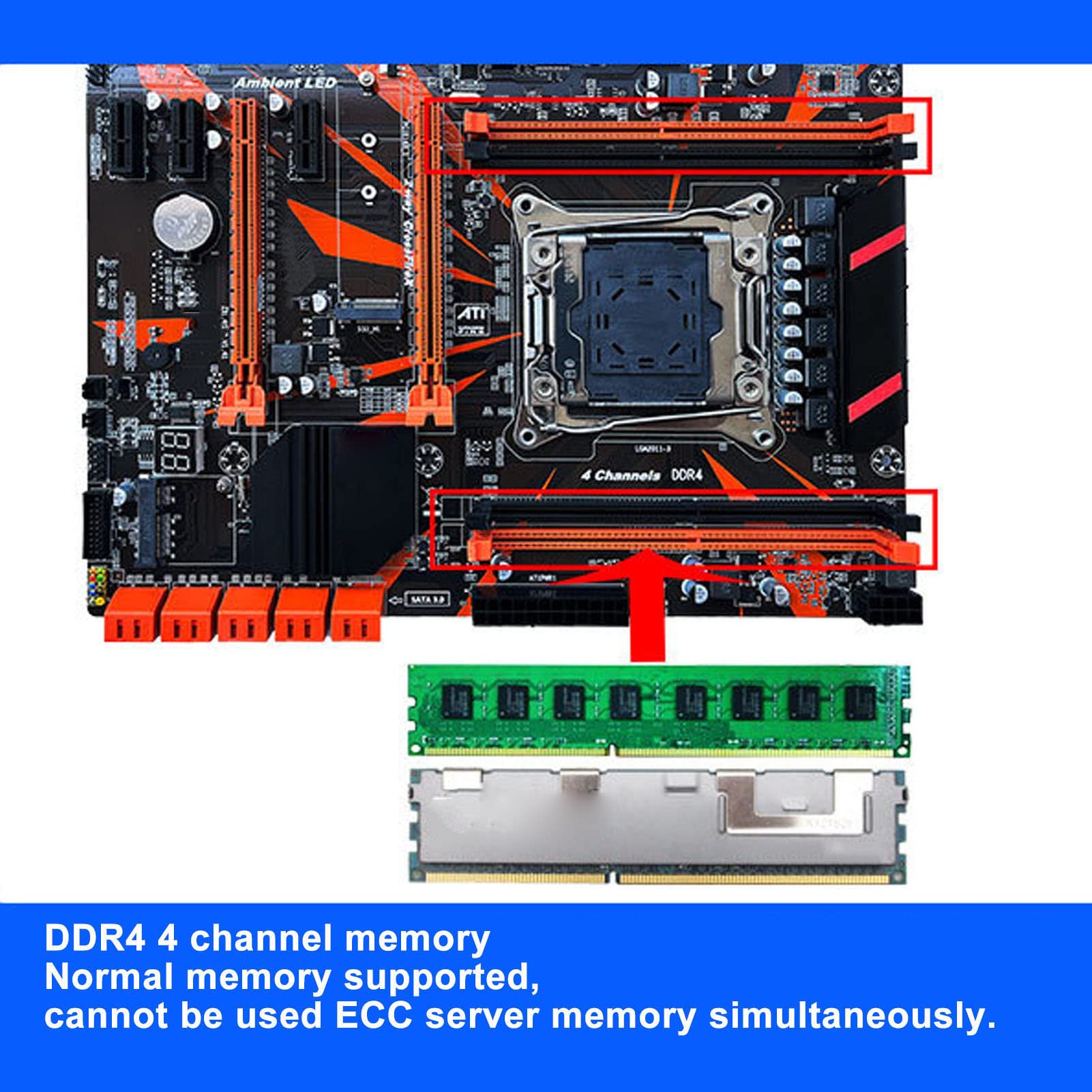 Amazon.com: Dpofirs X99 Motherboard CPU Combo, LGA 2011-3 E5 2620