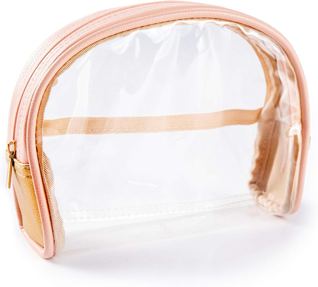 Amazon.com: EzPacking Half Moon Bag/Clear Cosmetic Pouch for Purse