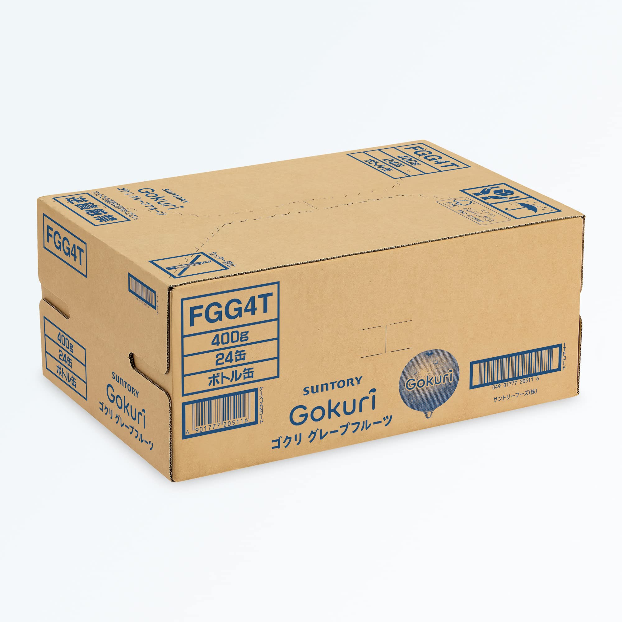 Amazon.co.jp: サントリー Gokuri グレープフルーツ 400g×24本 : 食品